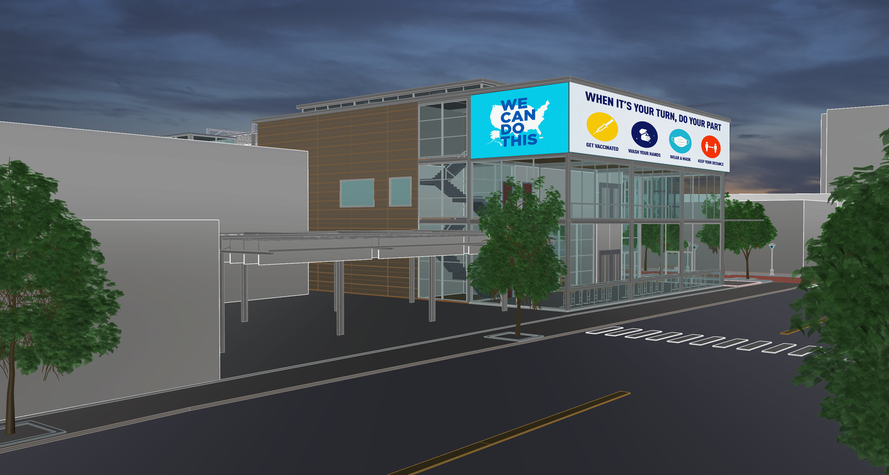 Perspective View from Olneyville Square