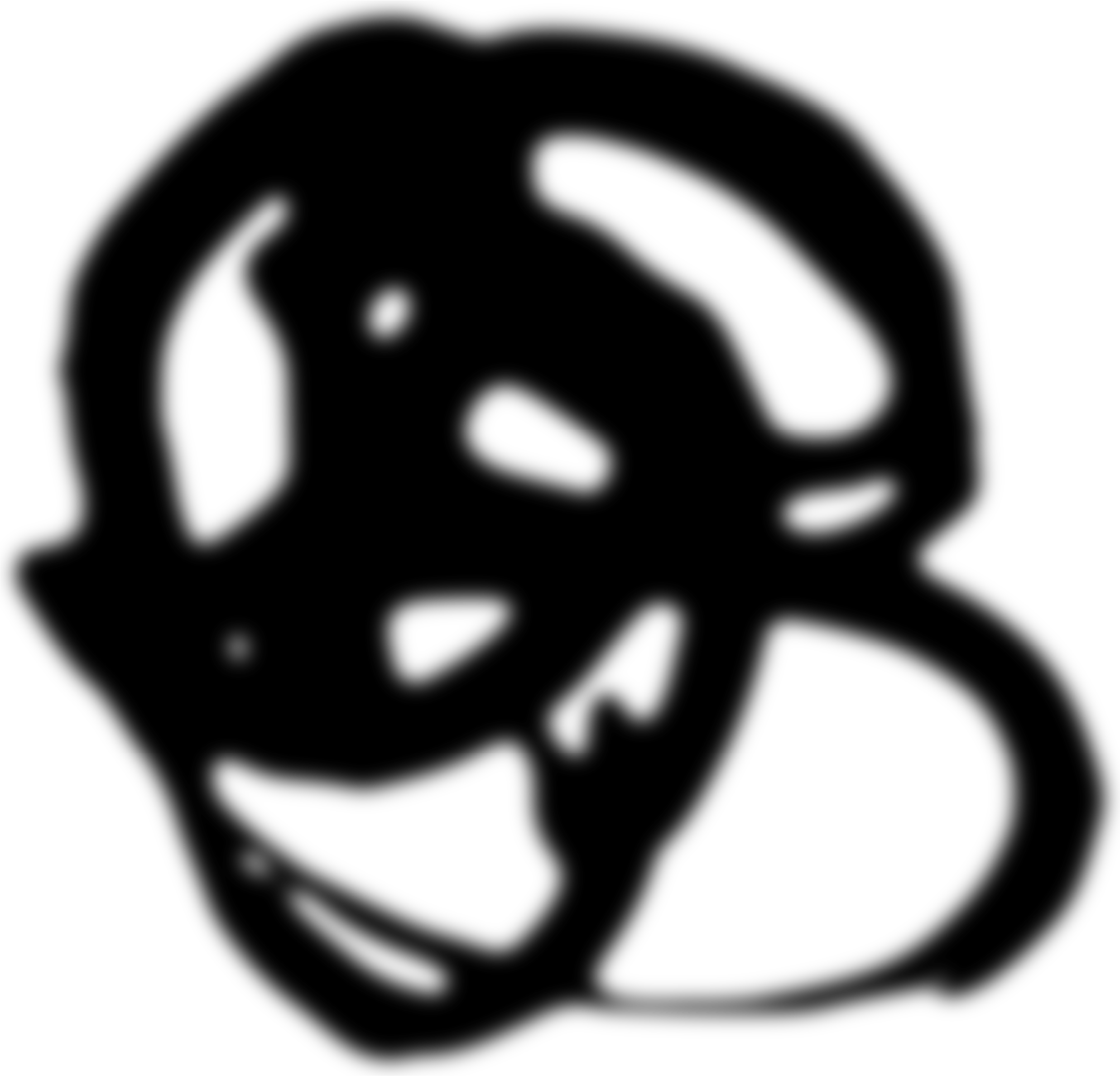 soft black tangled squiggle line 