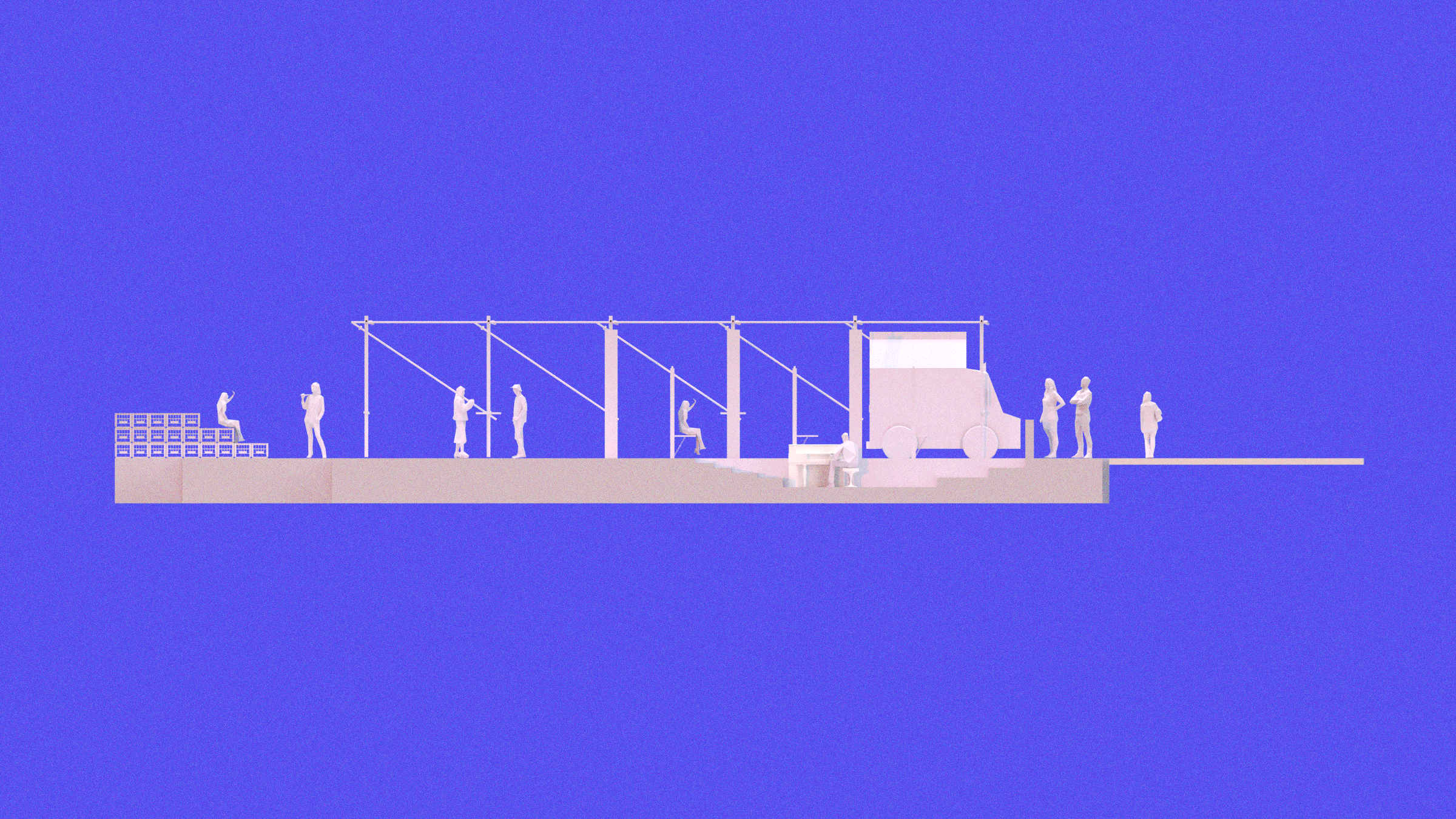 Floor plans of design intervention (Scale ¼” = 1’0”)