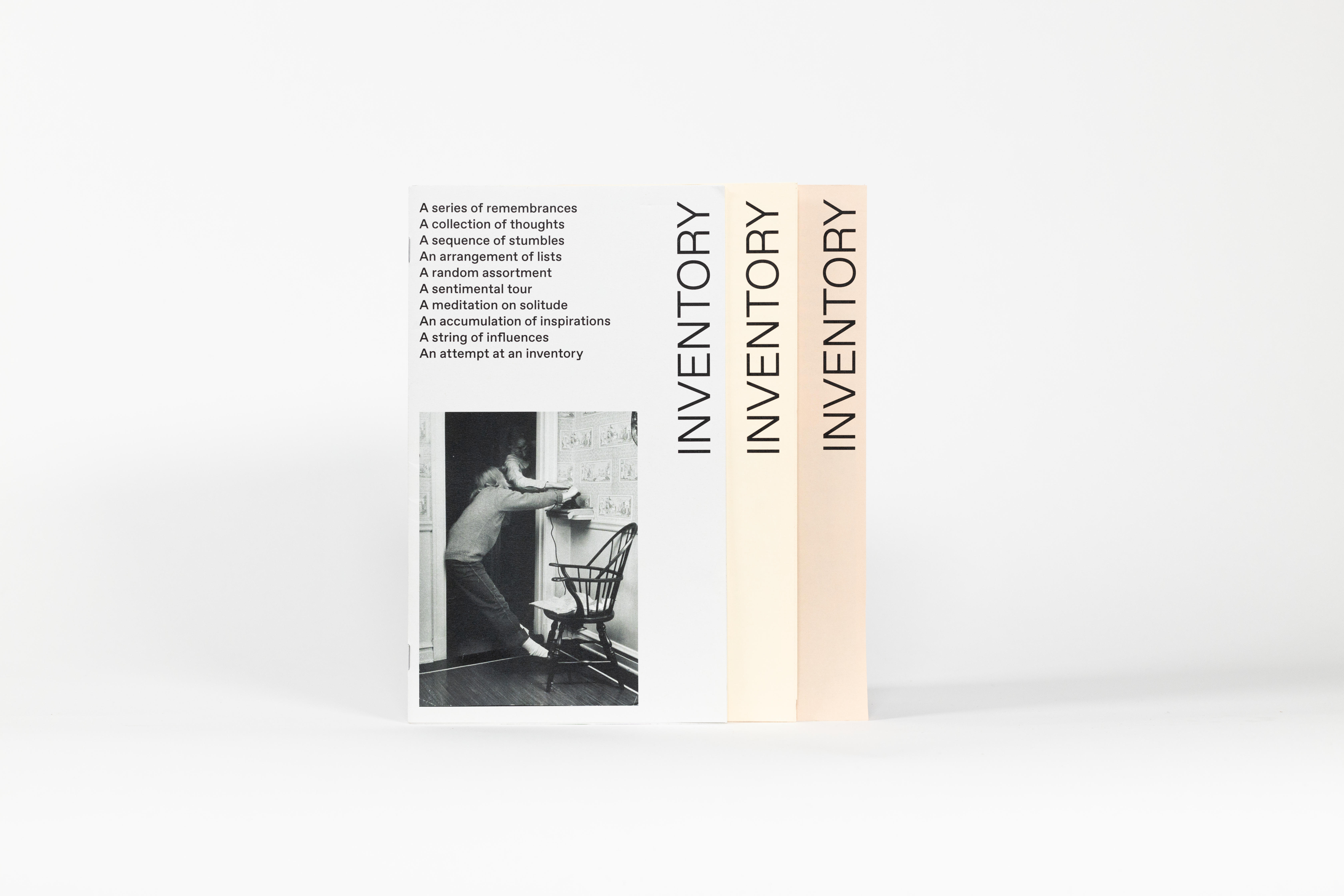A photograph of the book Inventory.
