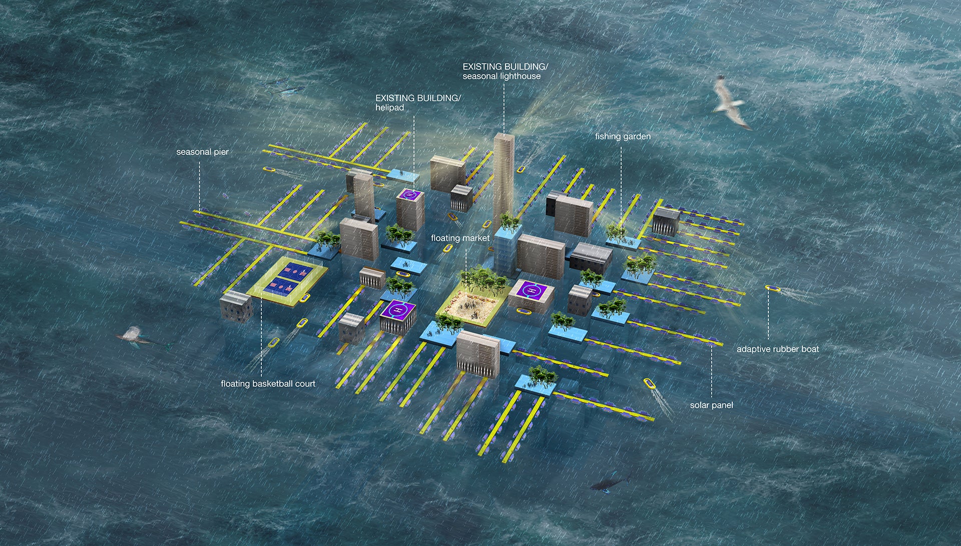 Adaptation to Flooding Condition in the X-Era(2200)