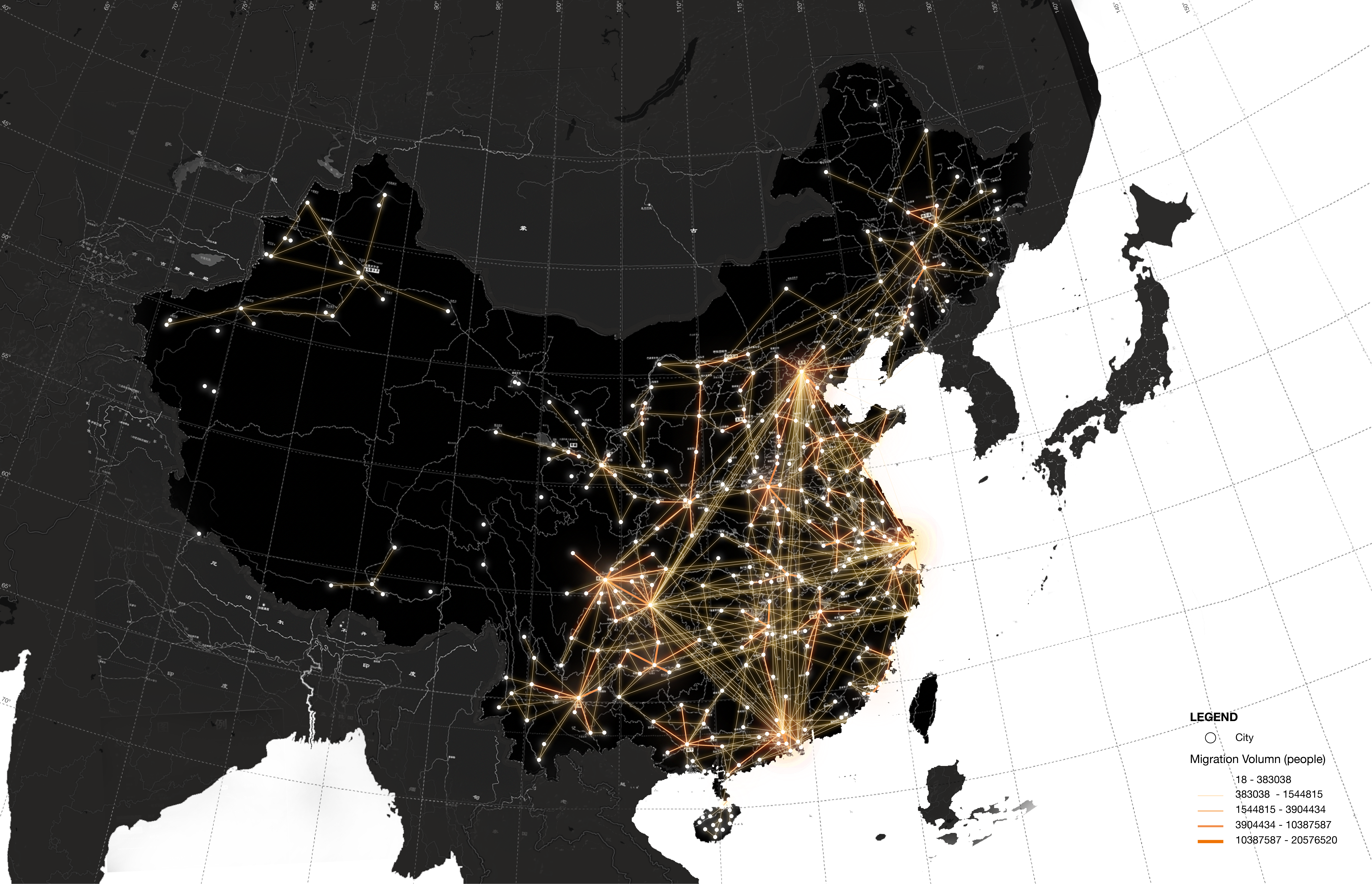 By May 2021, China’s floating population was 375.81 million, accounting for 26.62% of the total. Among the floating population, the inter-provincial floating population is 124.83 million, and the intra-provincial floating population is 250.97 million. 