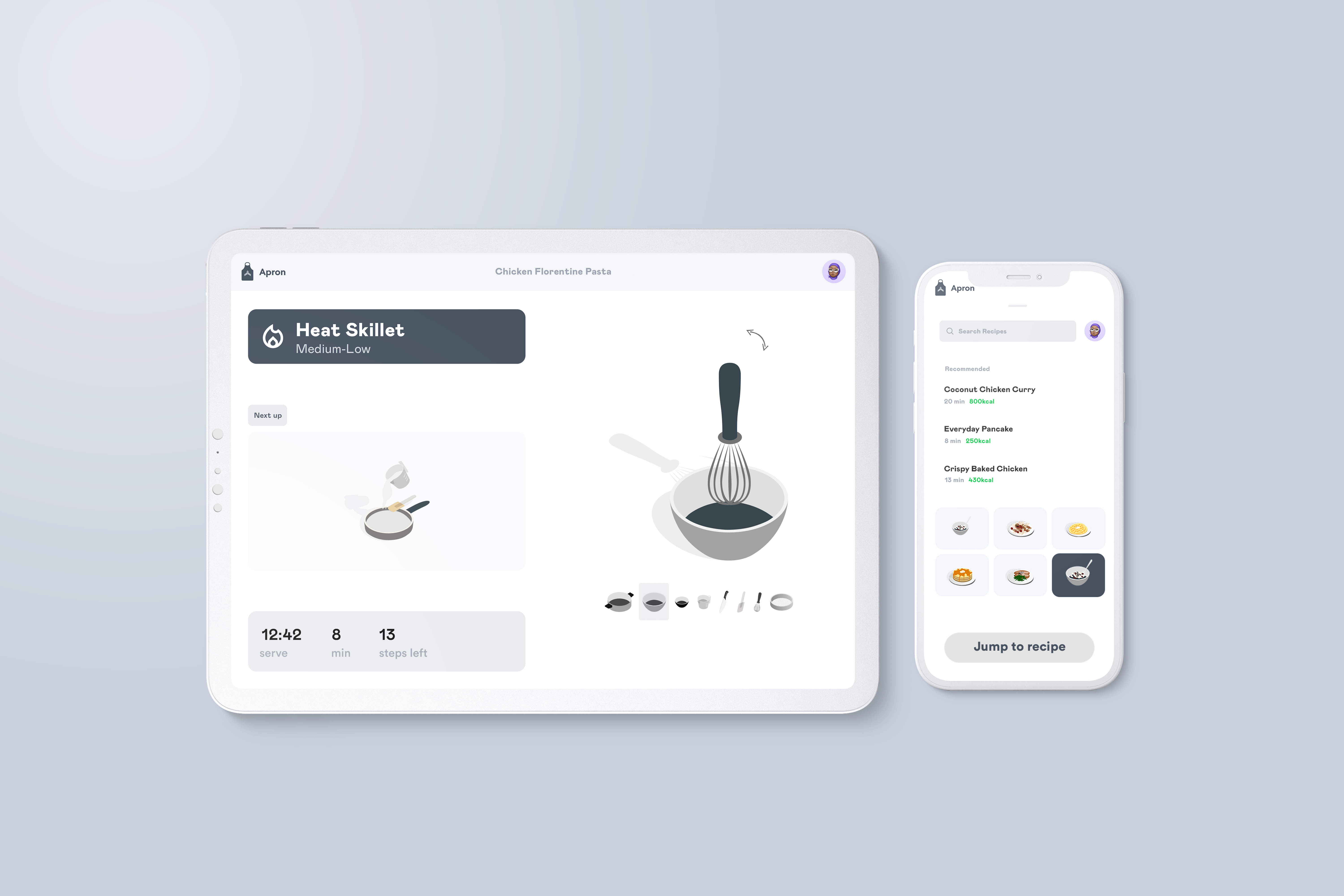 The user interface