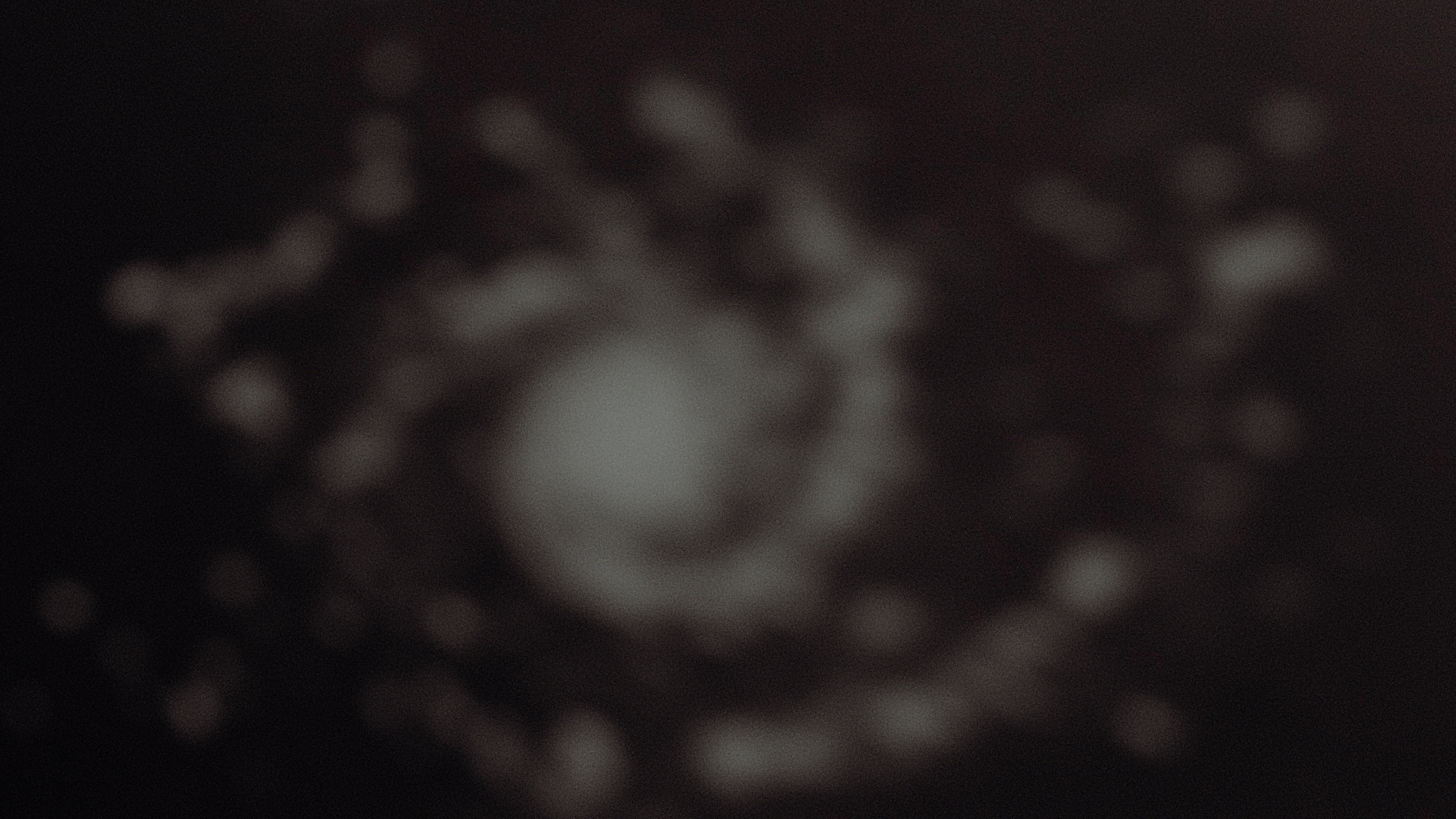 A distorted black and white image of the galaxy. 