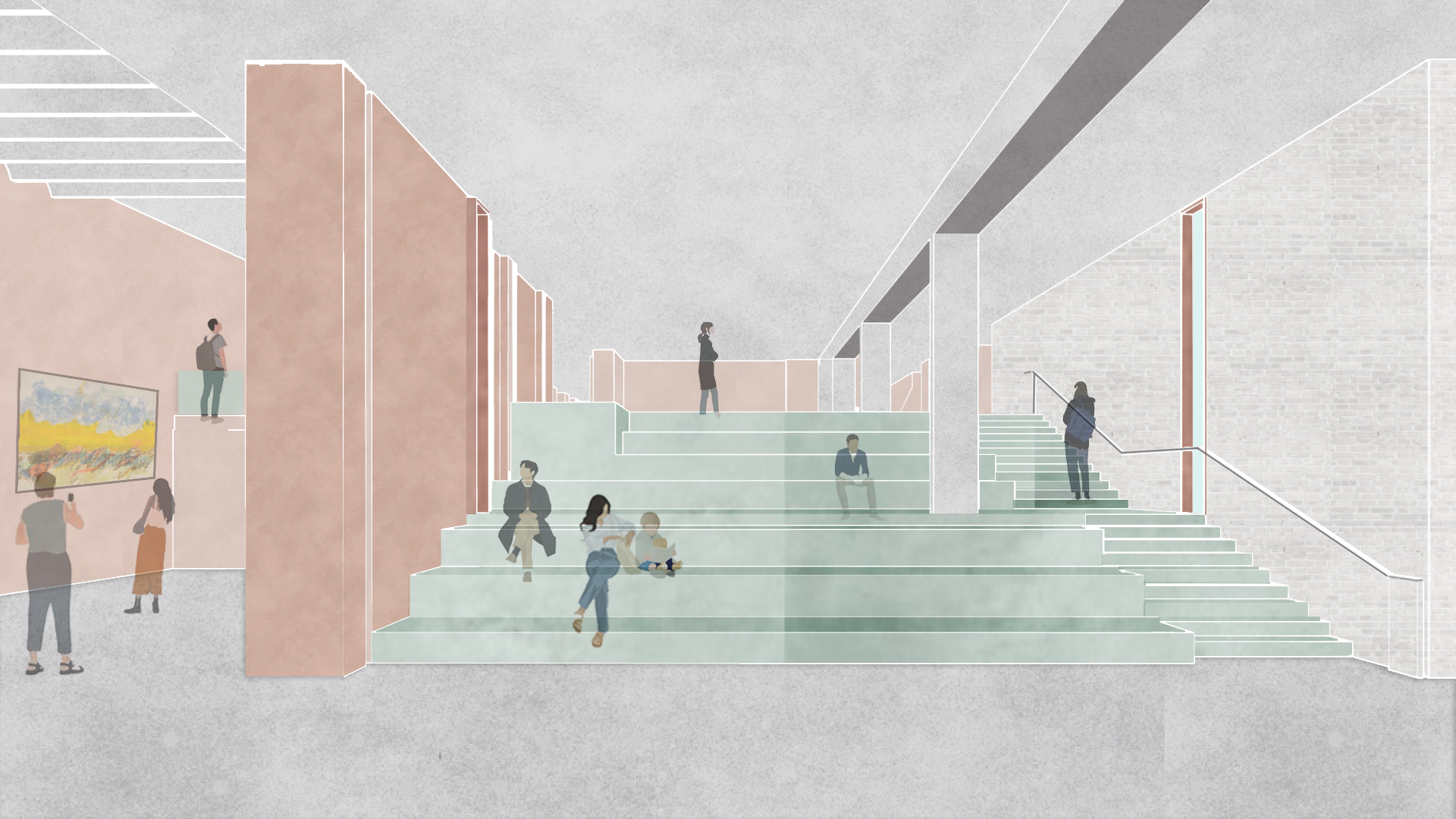 Stairs of the interaction zone