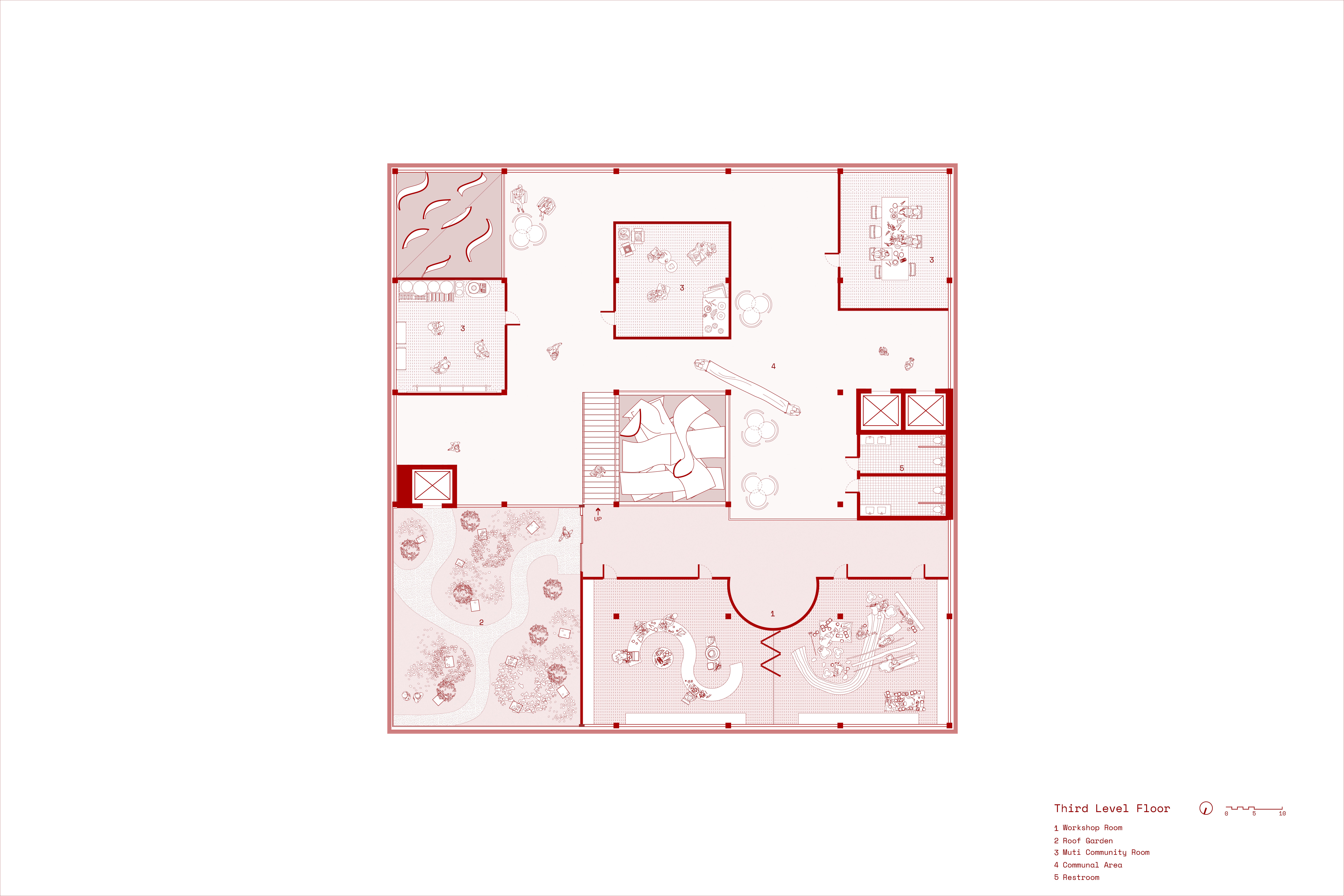 Third Level Floor Plan