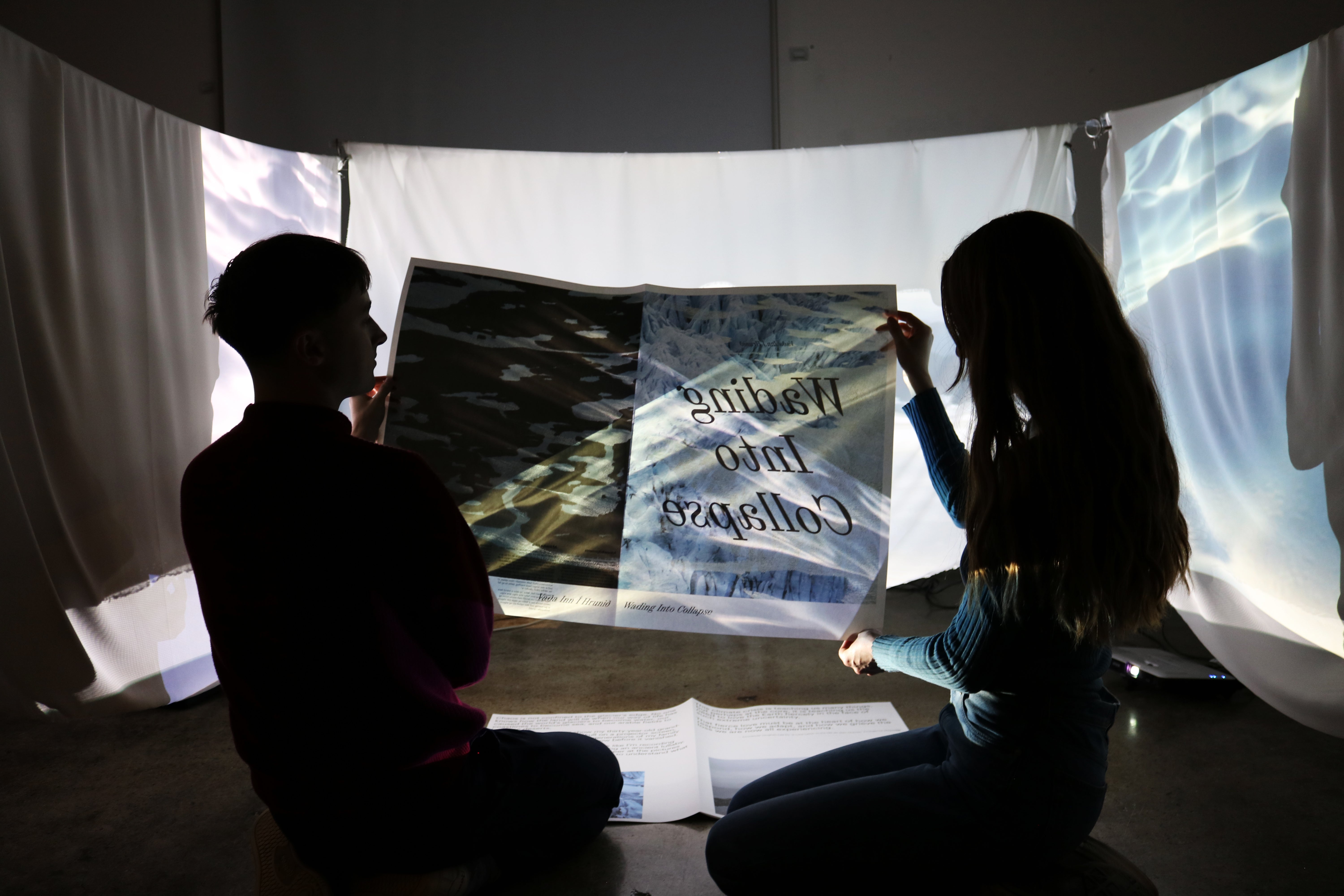 Wading Into Collapse installation image