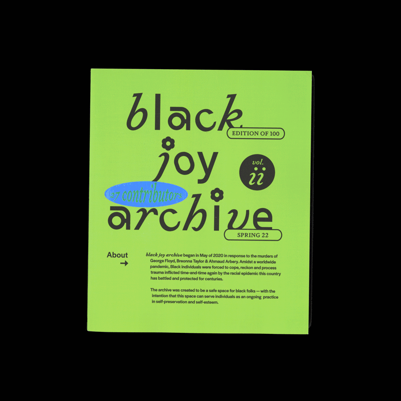 Moving image of a book with light green cover and Kelly green typography.
