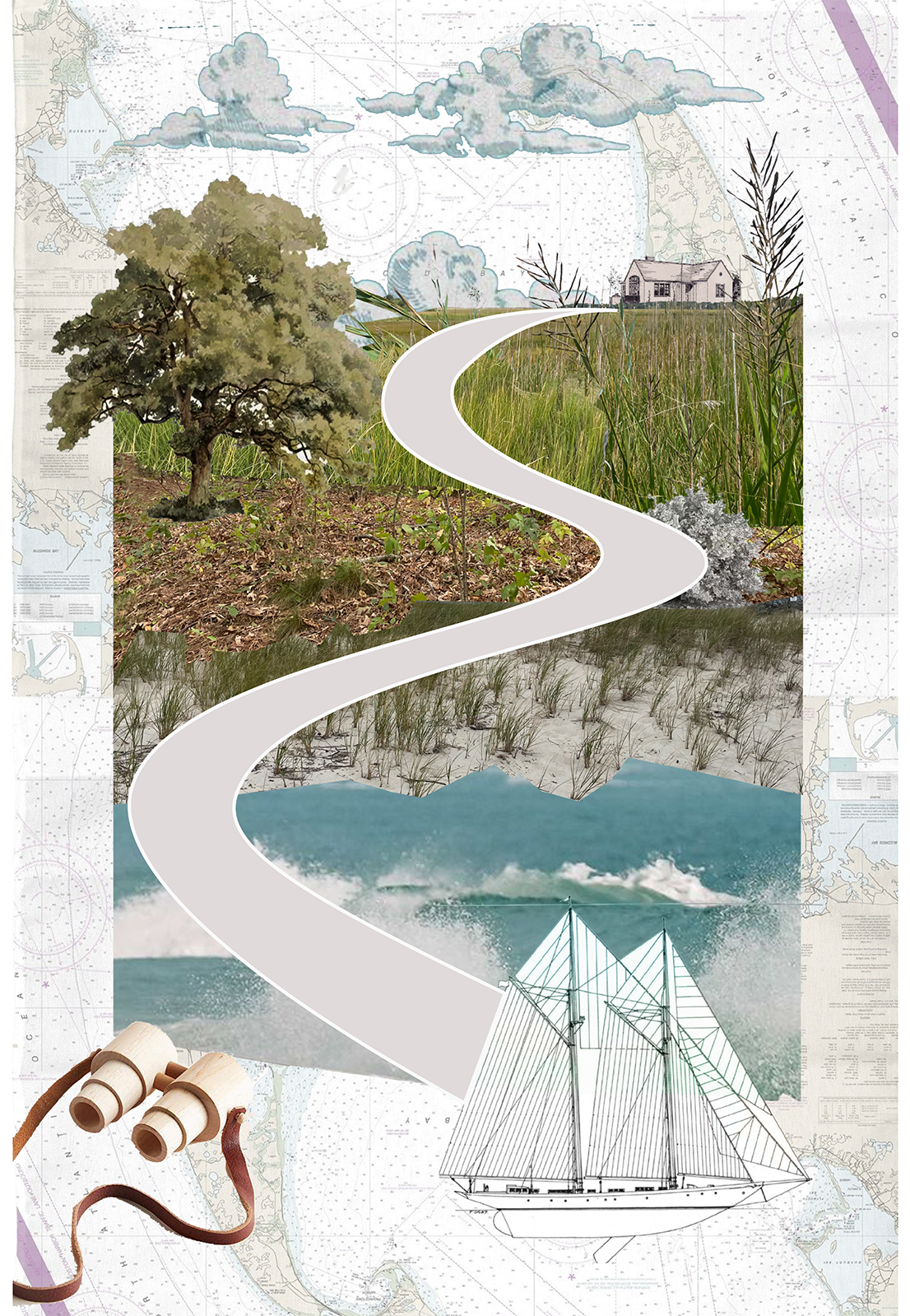 While navigating through the various zones, four concepts took shape translating- time of day, native ecosystems and their textural and materiality qualities and lastly, mimicing biomimcry actions corresponding to daily life survival tasks for the respective organisms in nature.