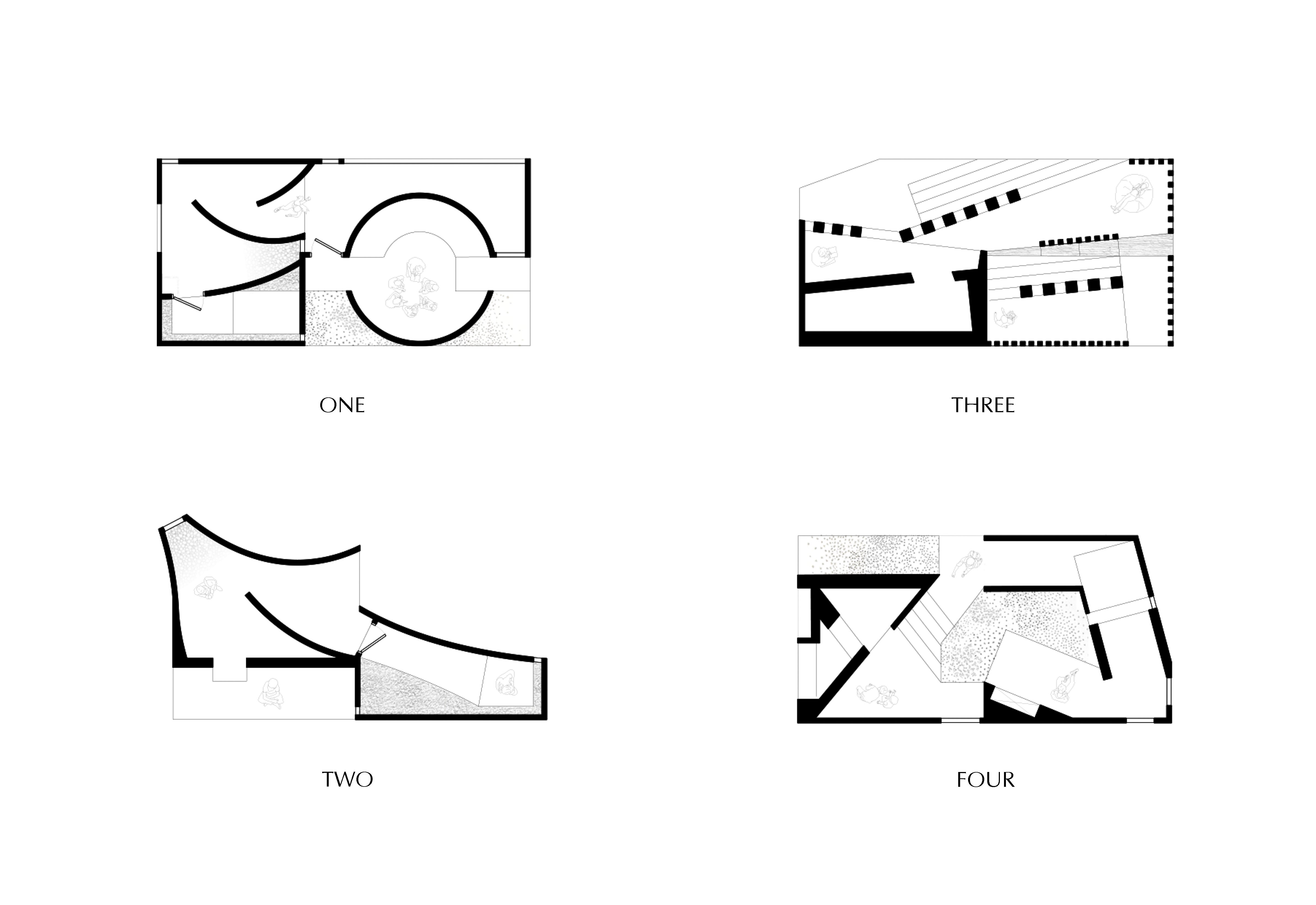 Subtraction spaces created by merged time-spaces.