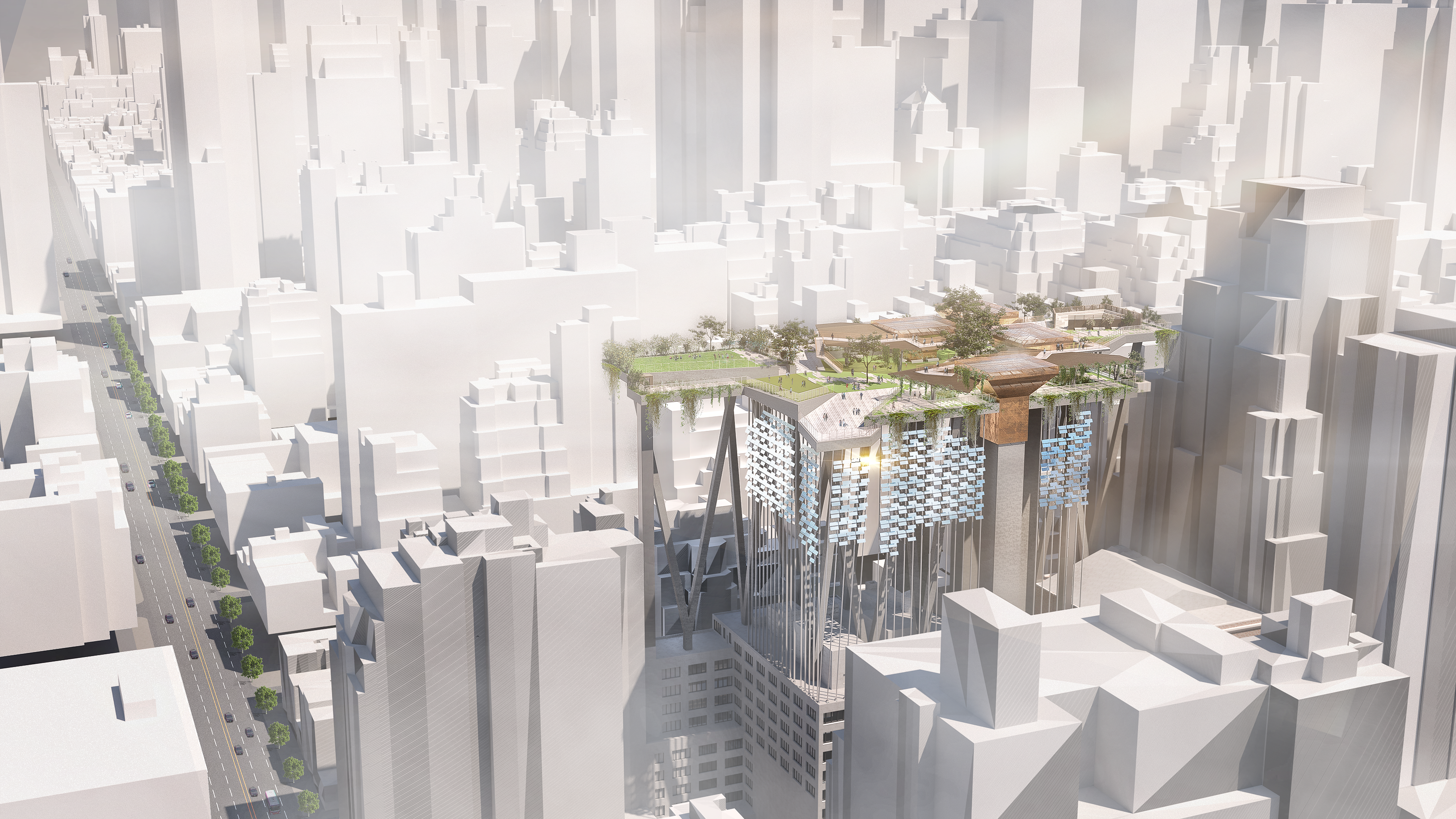 The new floating park