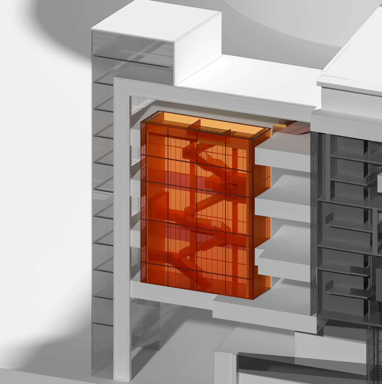 Using multiple floors and rooms to replicate a shelf-like environment, strategically placing an inaccessible corner within this space , which is a indication of  the insatiable craving for acquiring additional possessions.