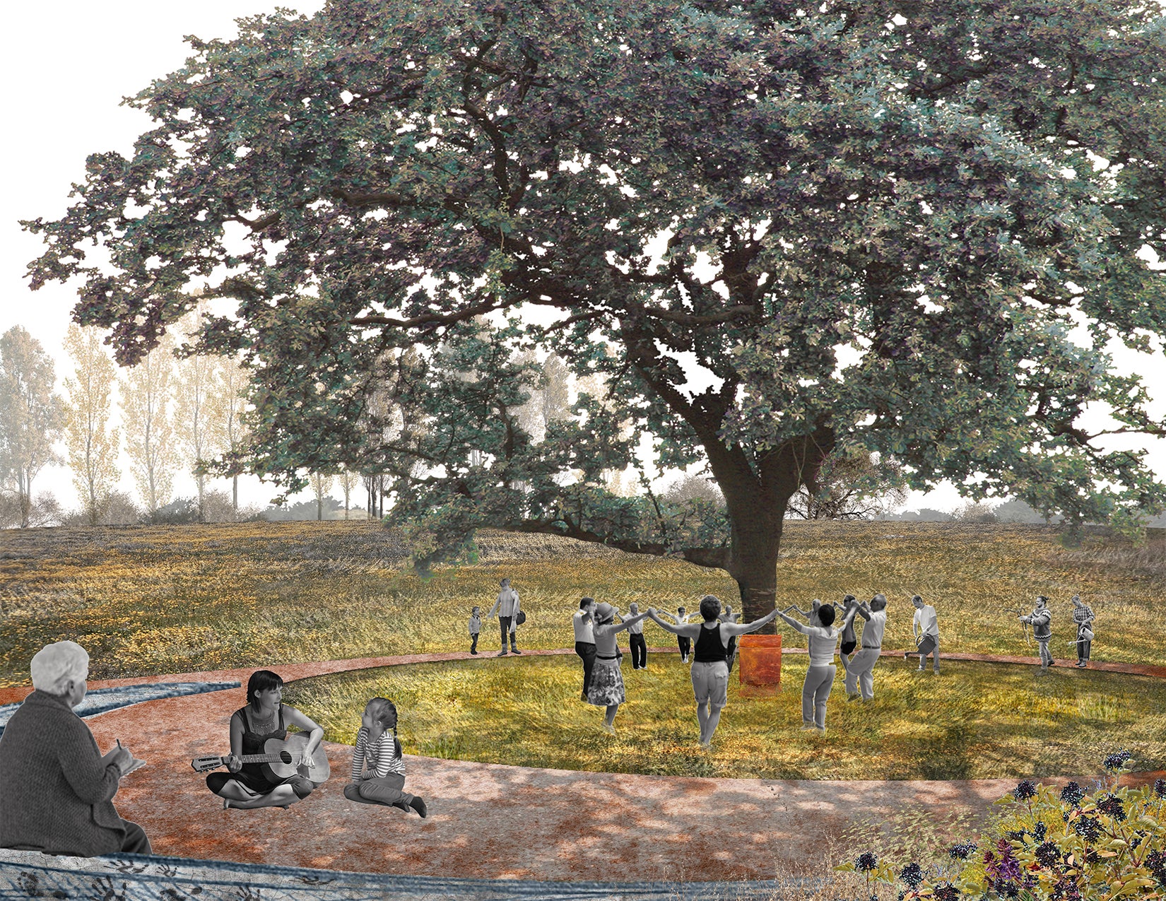 Under the tree, after 40 years