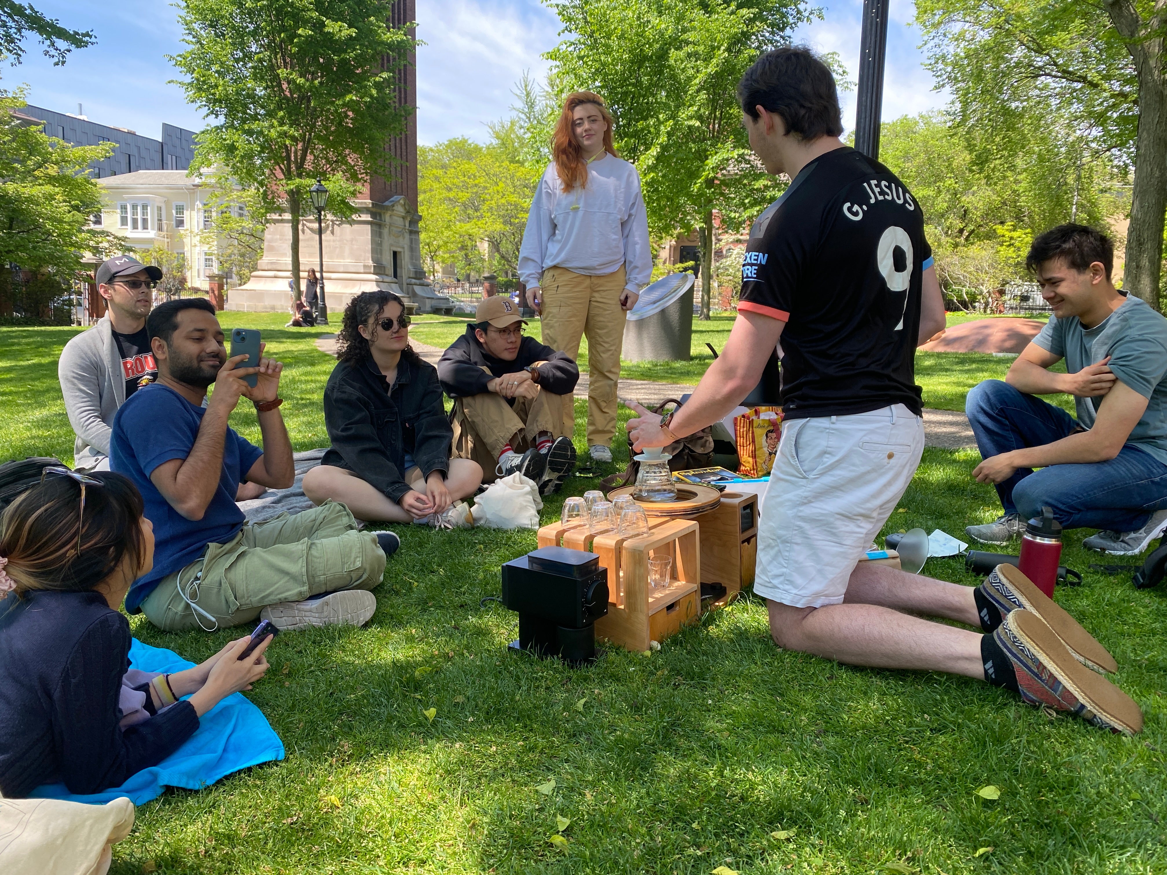 The CoffeeHouse experience in the park.