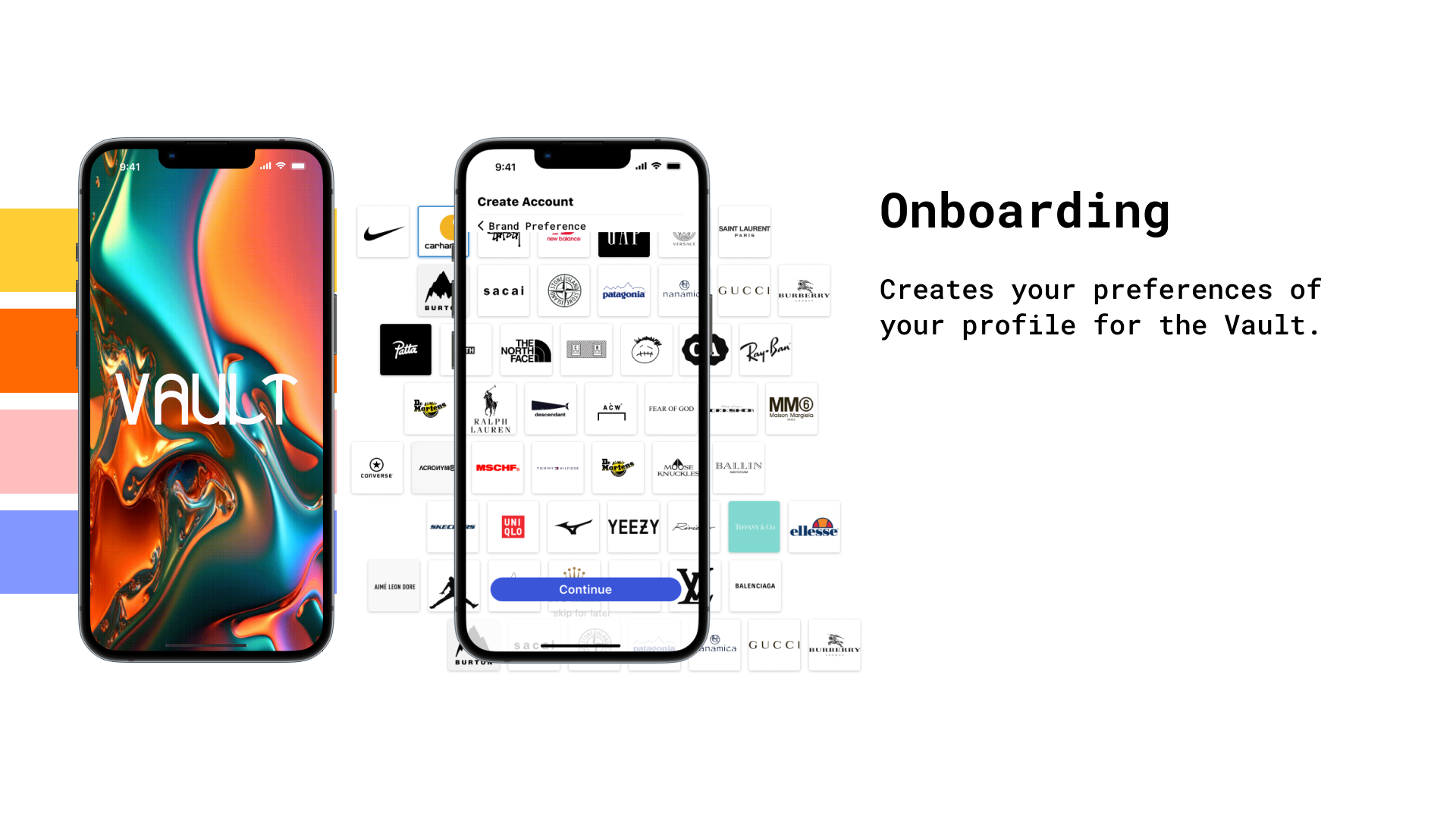Onboarding pages