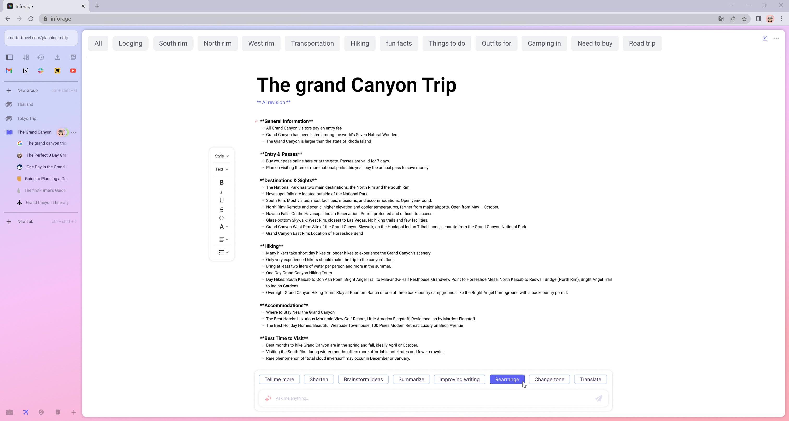 Amplify your research process with our AI capabilities, offering organized findings, relevant content, translations, and summaries.