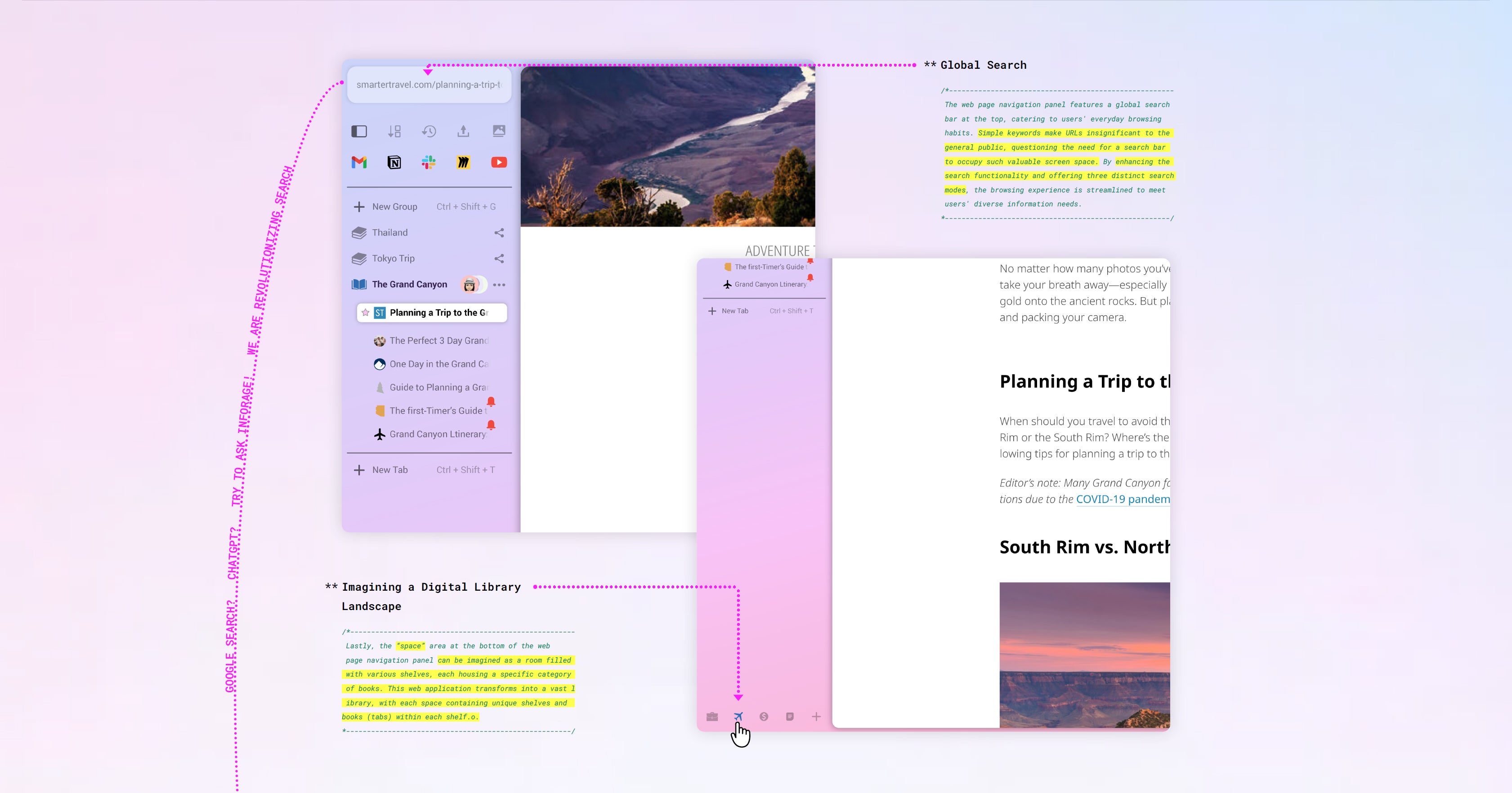 Global Search and Workspace