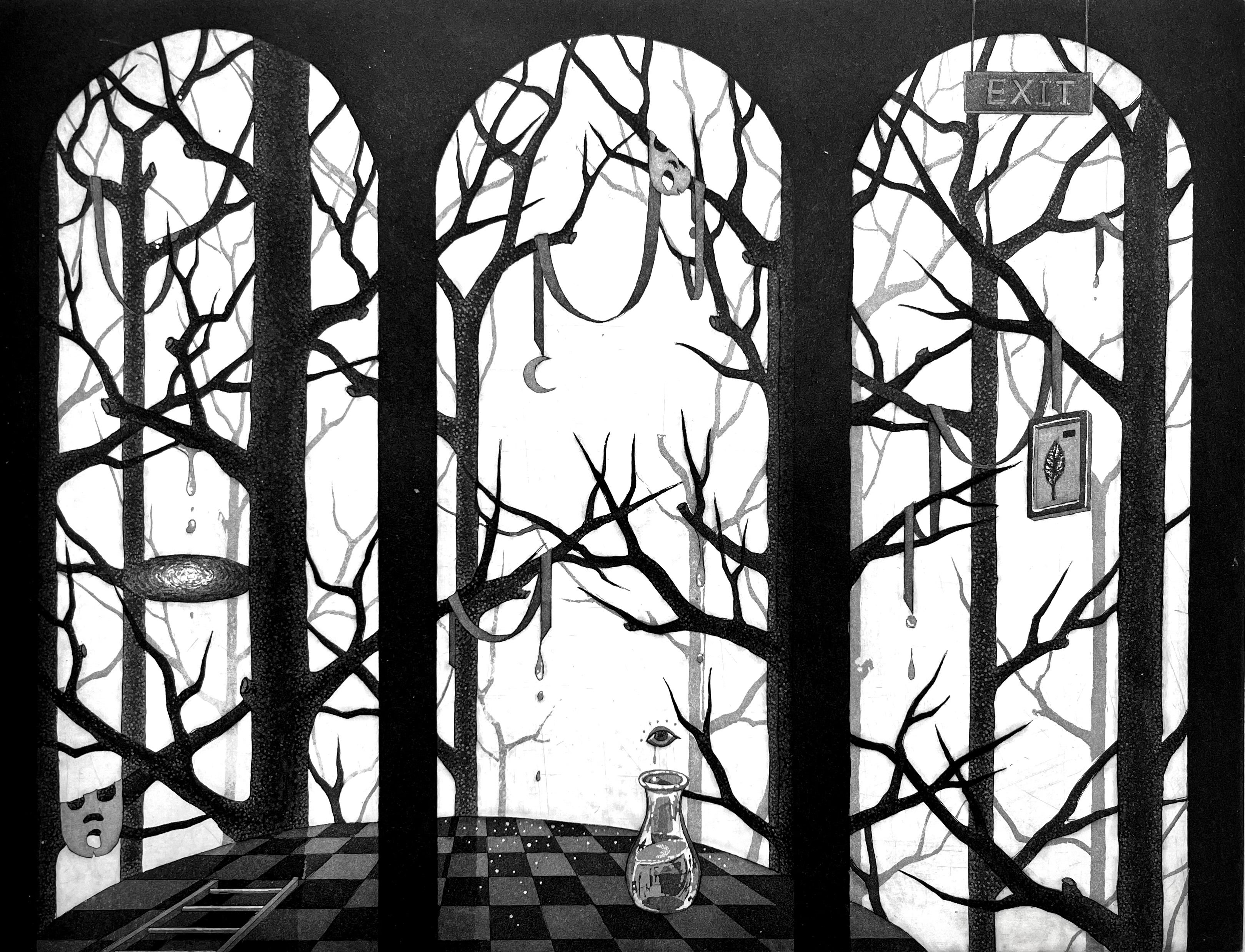 Three arches (forest in the daytime)