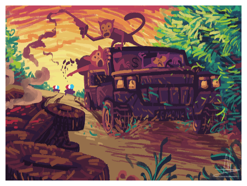 An editorial illustration, have fun imagining what the article was about.