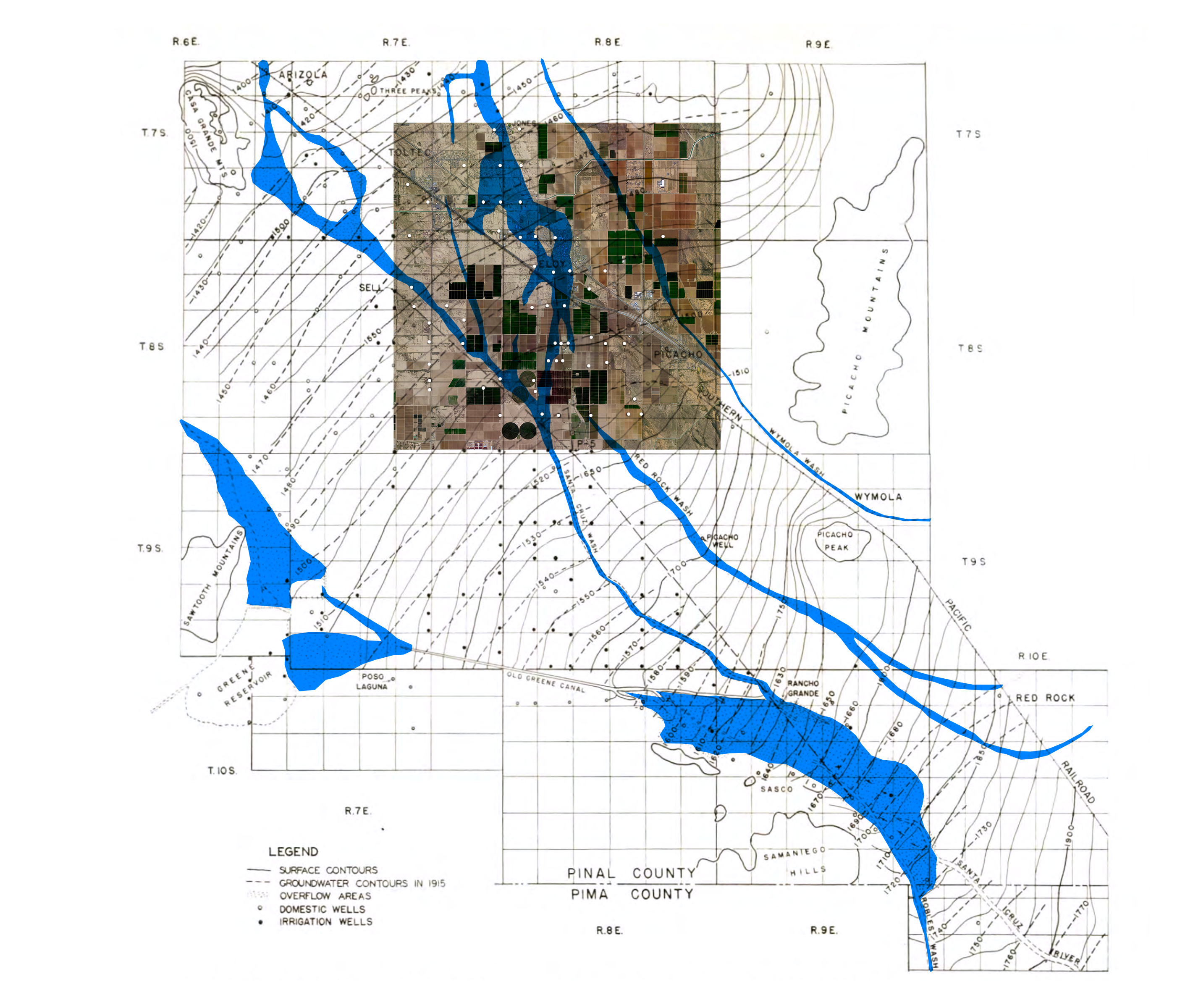 The wash system is a vital part of desert ecology. However, agriculture and urban development hinder the proper functioning of the wash system.