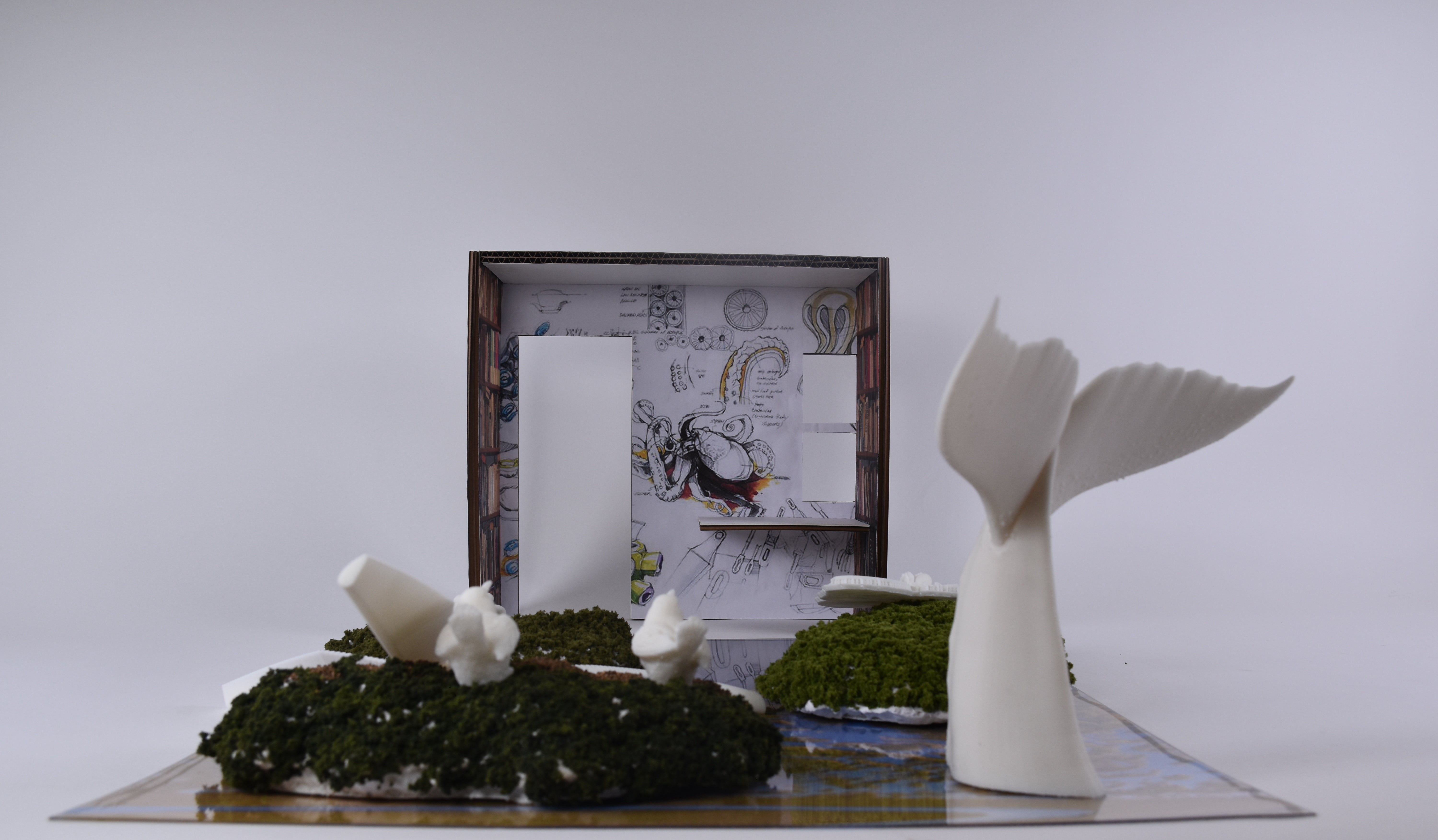 Mystery Garden displaying the relationship between the information within the home spills out into the garden.