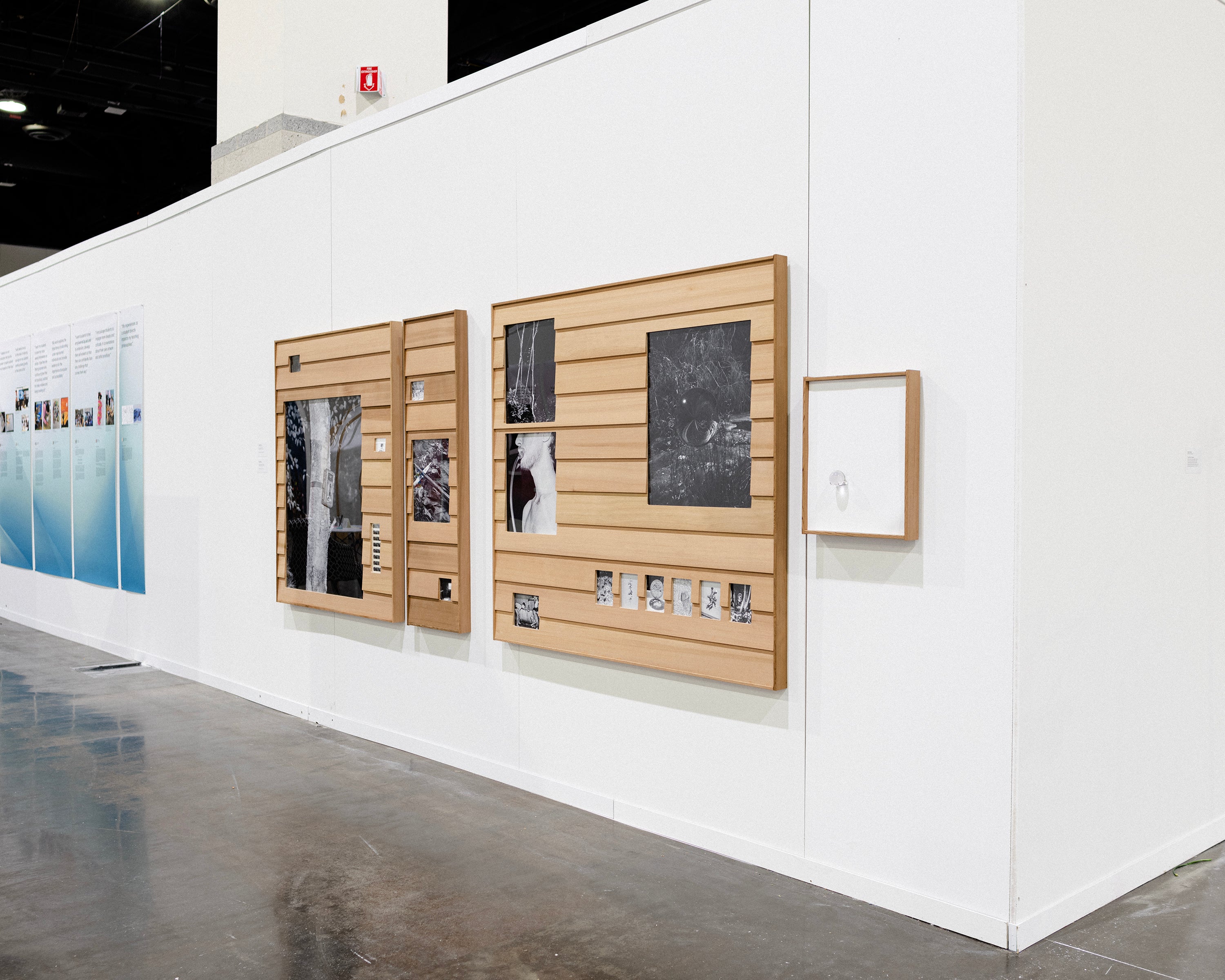 Installation view of framed photographic artworks at the RISD Degree Show 2023