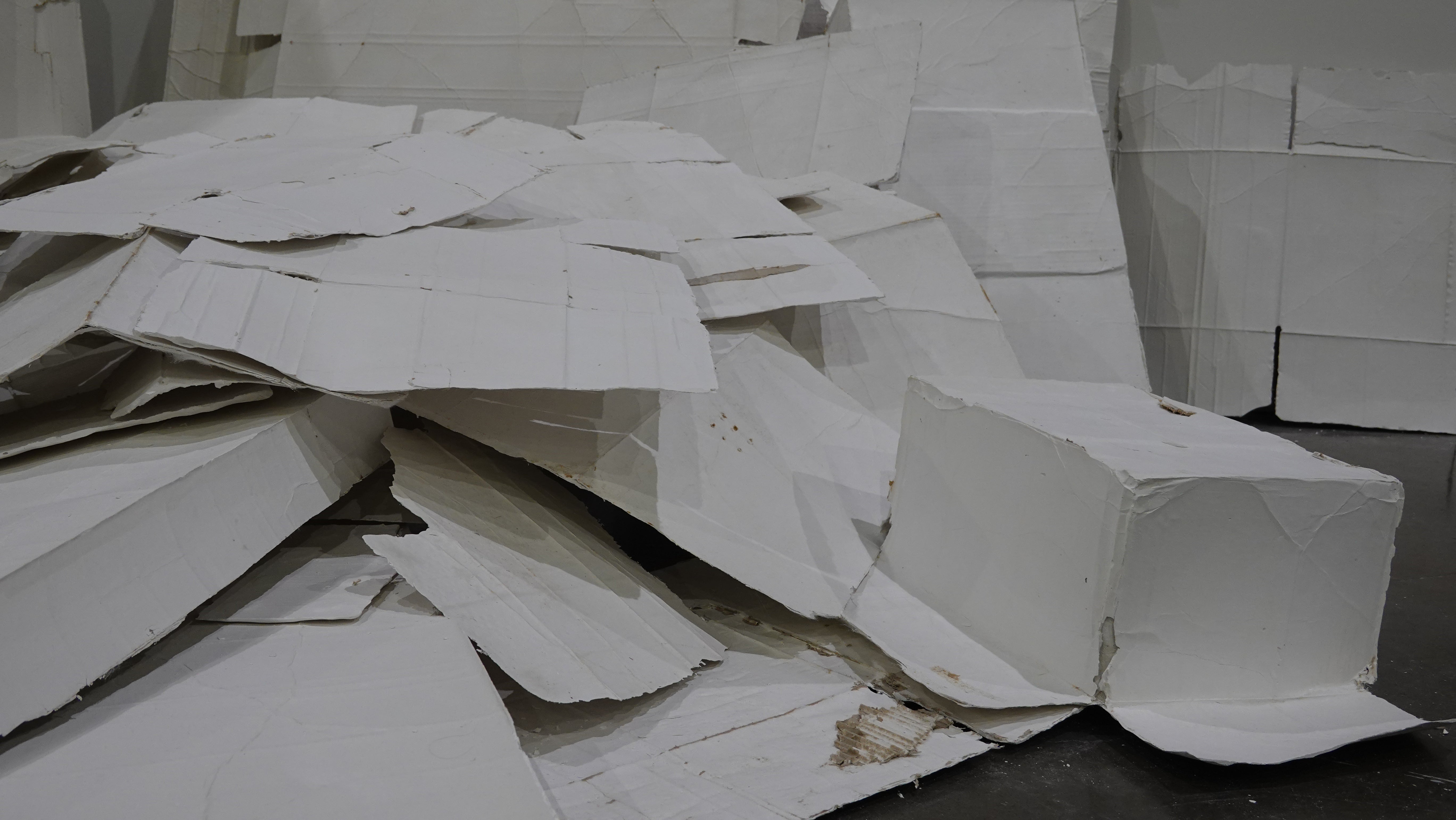 Cast cardboard