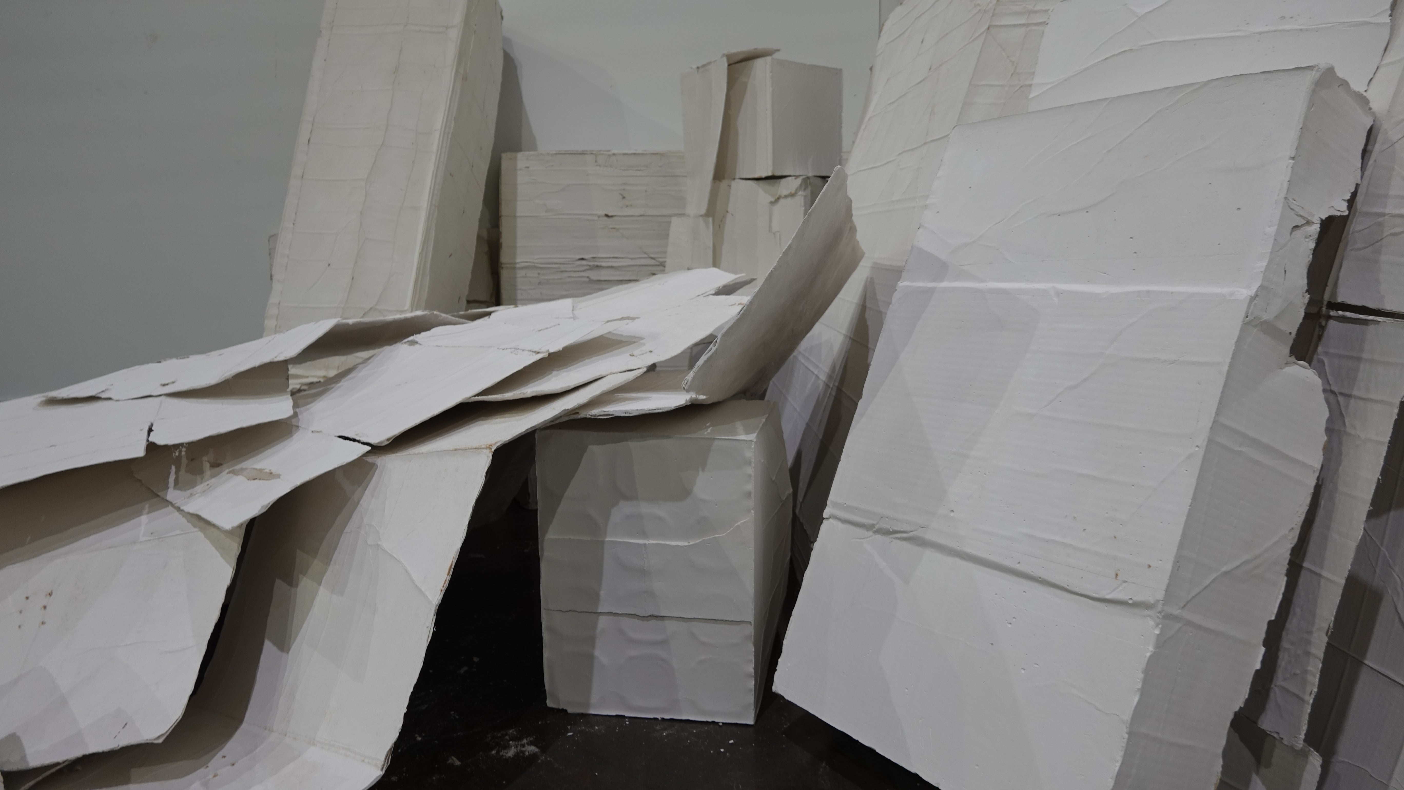 Cast cardboard