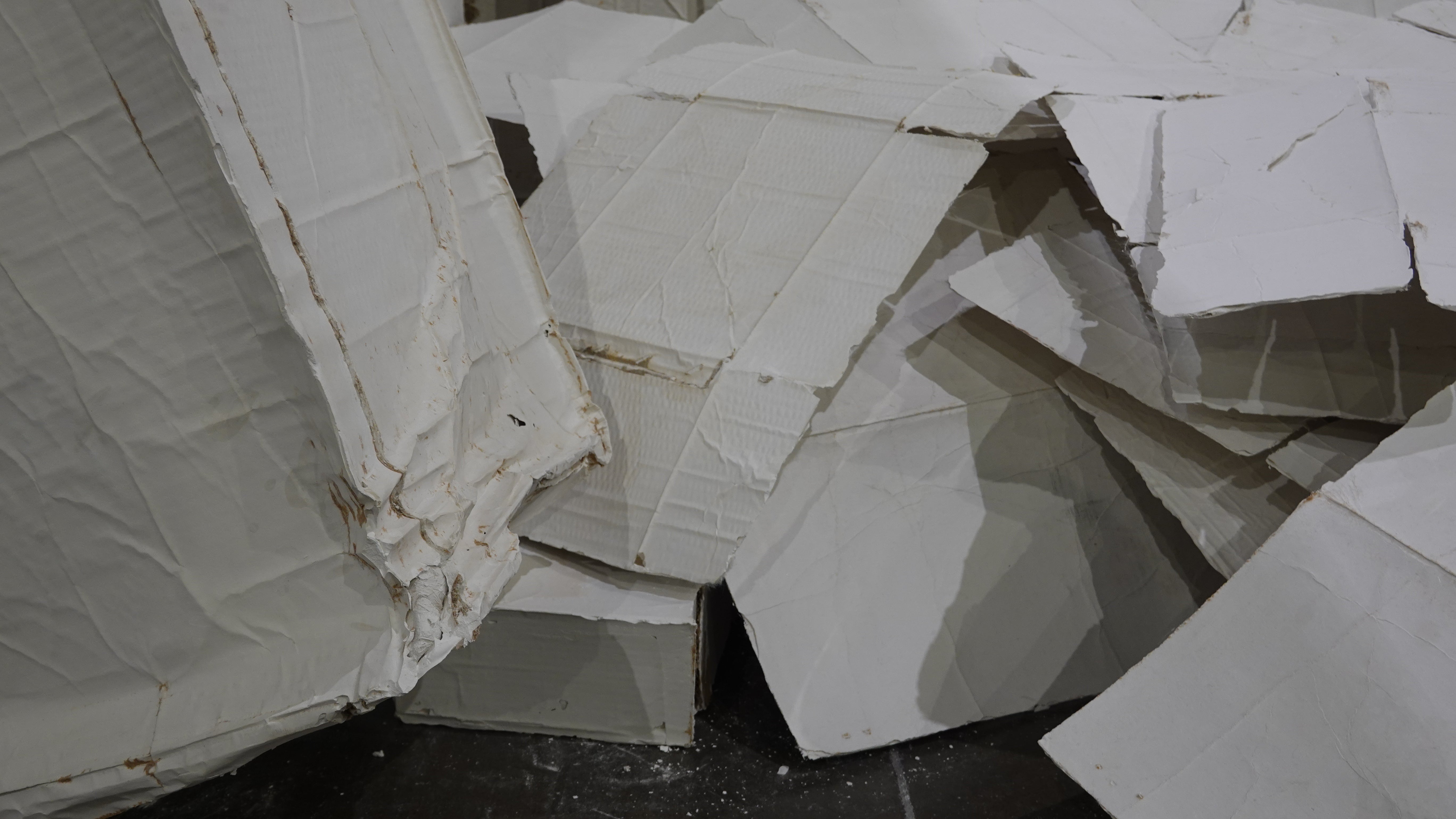 Cast cardboard