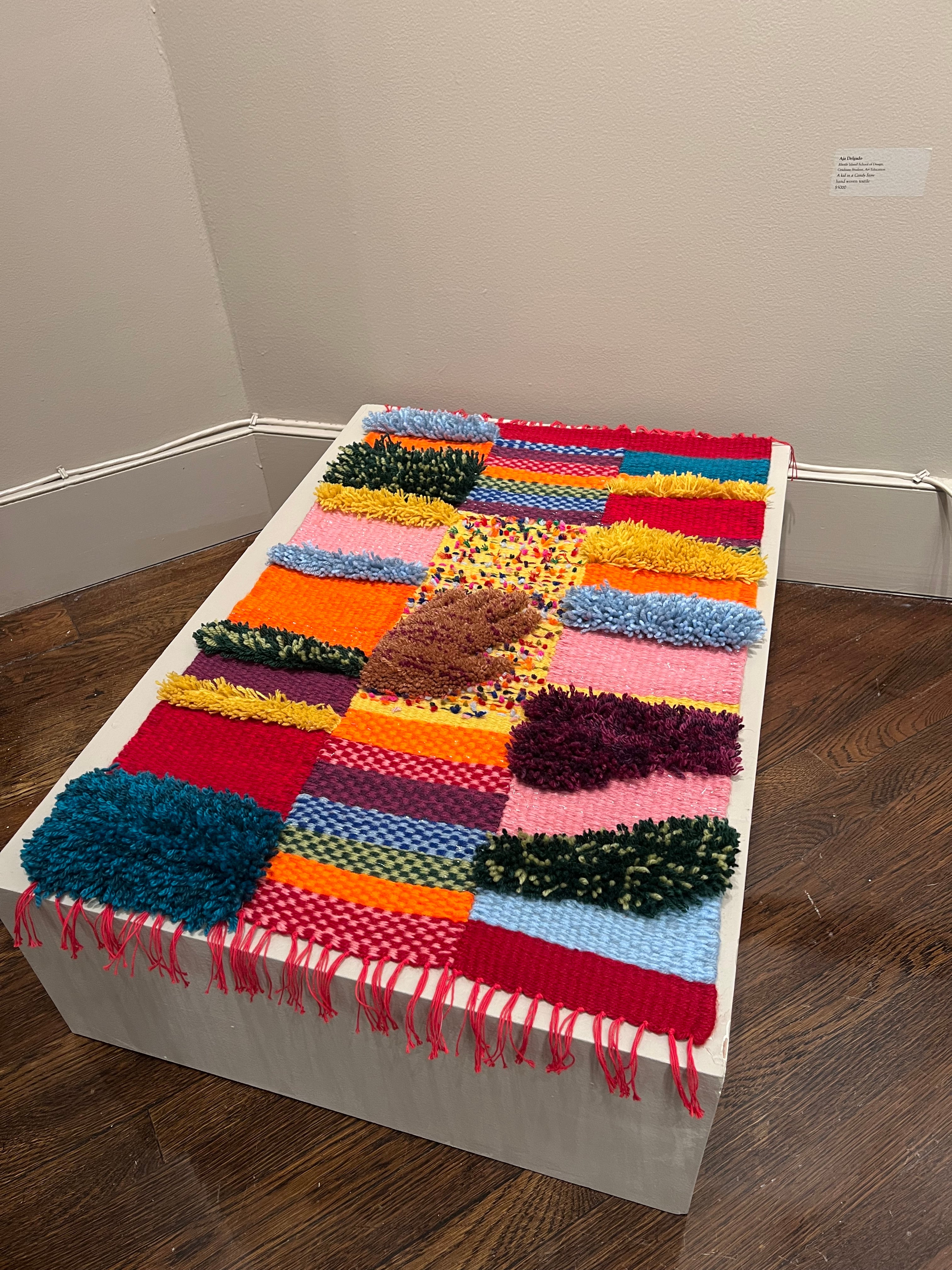 Woven rug by: Aja Delgao