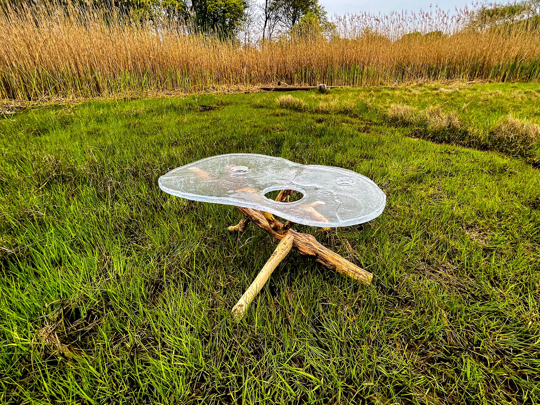 /Ritual%20table%20positioned%20at%20the%20transition%20zone%20of%20the%20marsh%20on%20the%20RISD%20farm.%20It%20is%20made%20from%20hotcasted%20glass%20and%20driftwood.