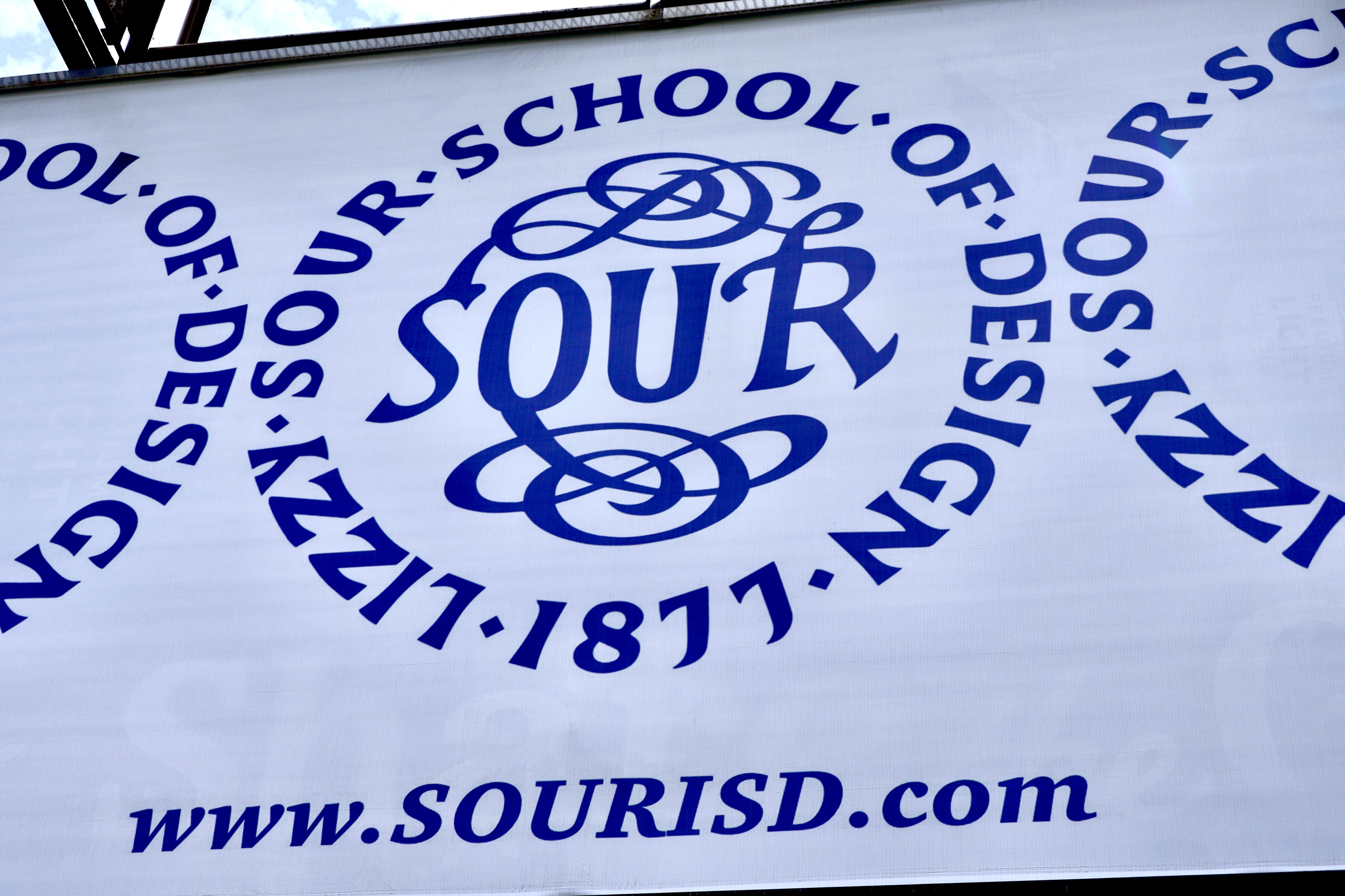 “The Lizzy Sour School of Design Billboard Project” (2024), advertisement posting will be displayed until early June. Located on the corner of Page & Pine Street in Downtown Providence. Visit the website, www.SOURISD.com to learn more!