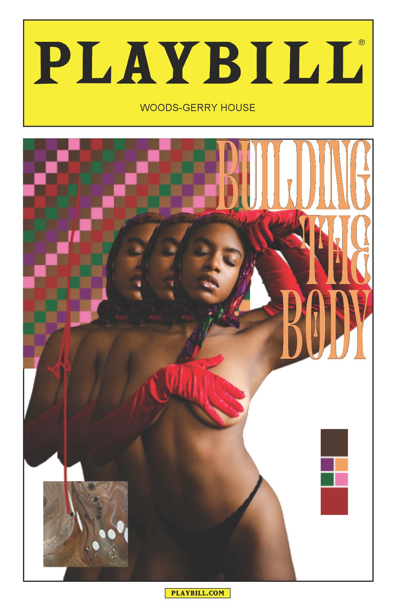 /A%20partially%20nude%20Black%20woman%20wears%20a%20scarf%20in%20fromt%20of%20a%20graphic%20background.