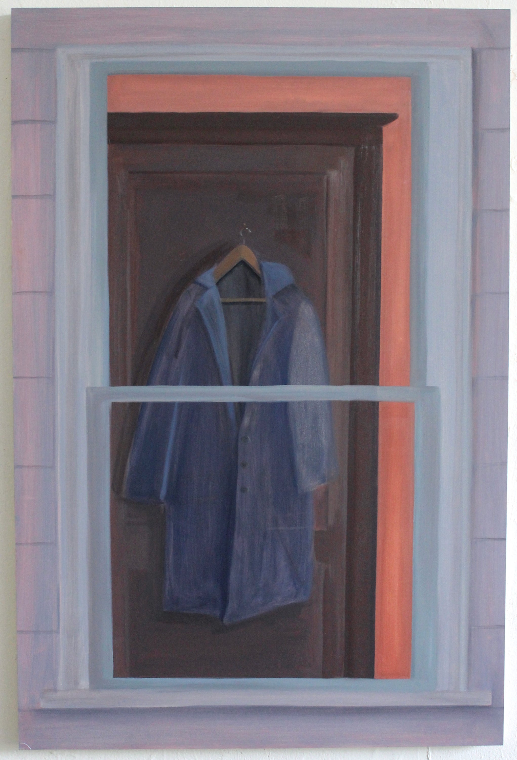 /A%20coat%20hangs%20on%20a%20door%2C%20seen%20through%20a%20window.
