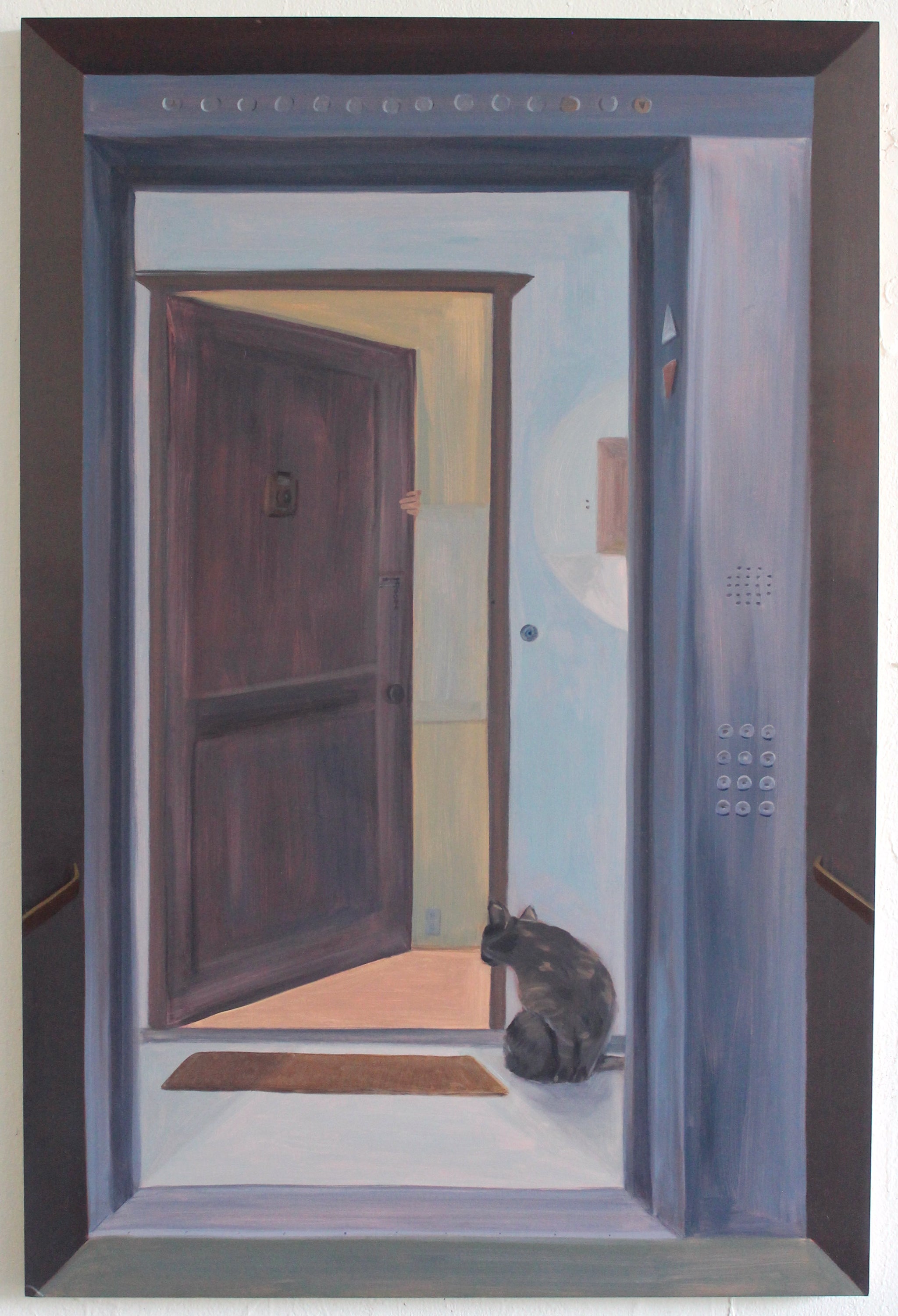 /A%20cat%20peers%20into%20an%20open%20apartment%20door%2C%20seen%20from%20the%20inside%20of%20an%20elevator.