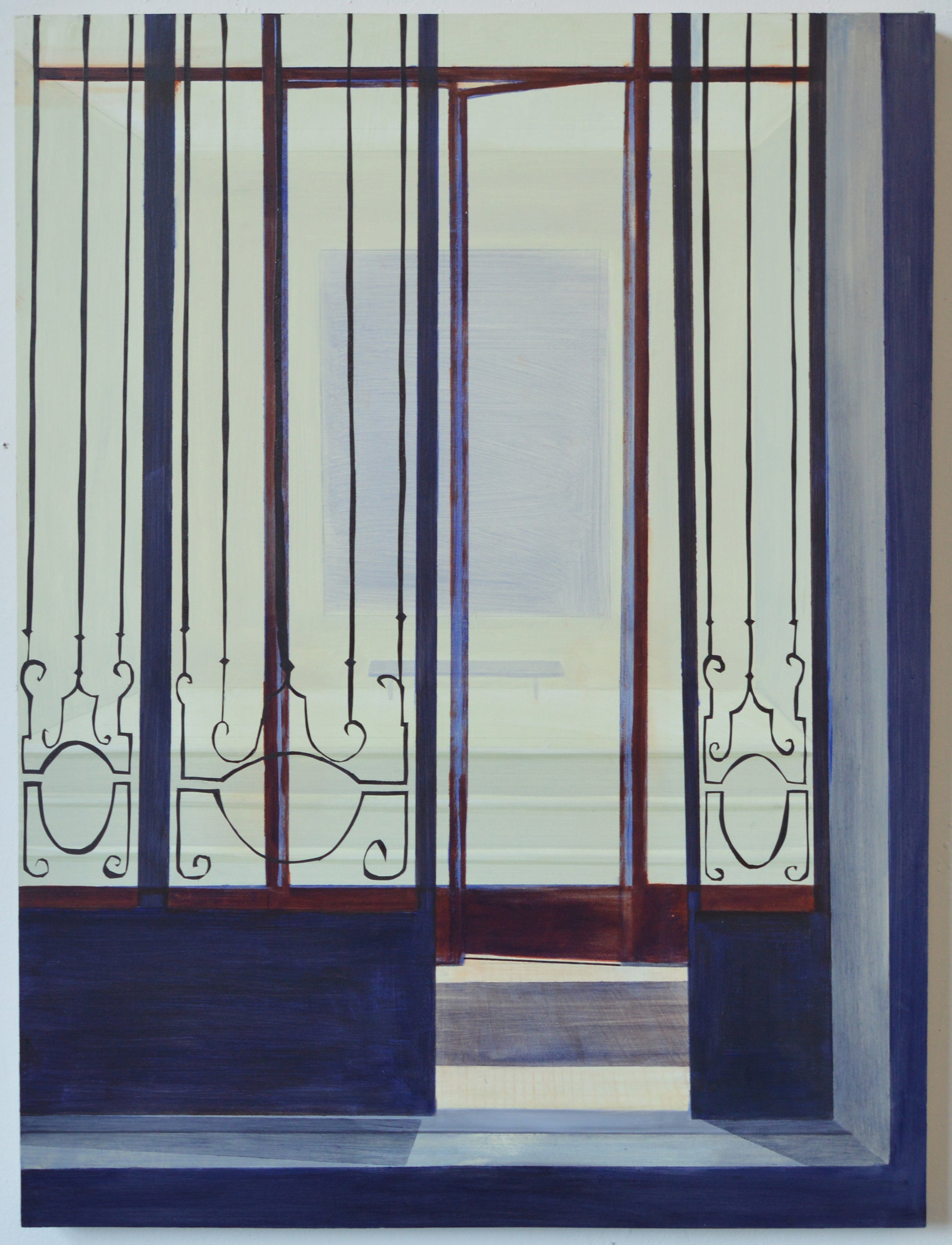 /A%20lobby%20door%20swings%20slightly%20open.%20Inside%20the%20lobby%20are%20stairs%2C%20a%20bench%2C%20and%20a%20painting.