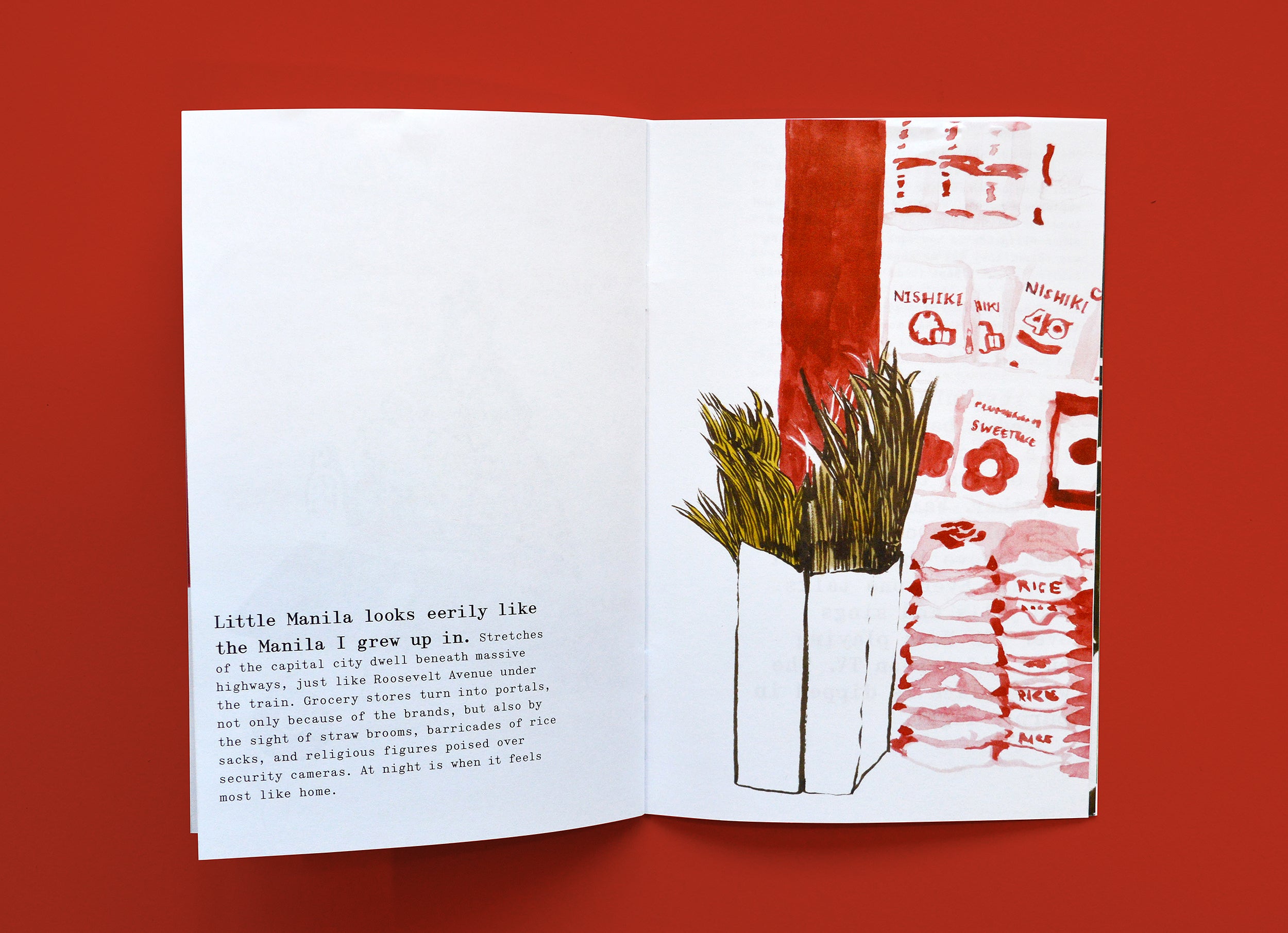 /An%20ink%20illustration%20of%20straw%20brooms%20being%20sold%20next%20to%20red%20sacks%20of%20rice%20in%20the%20grocery%20store.