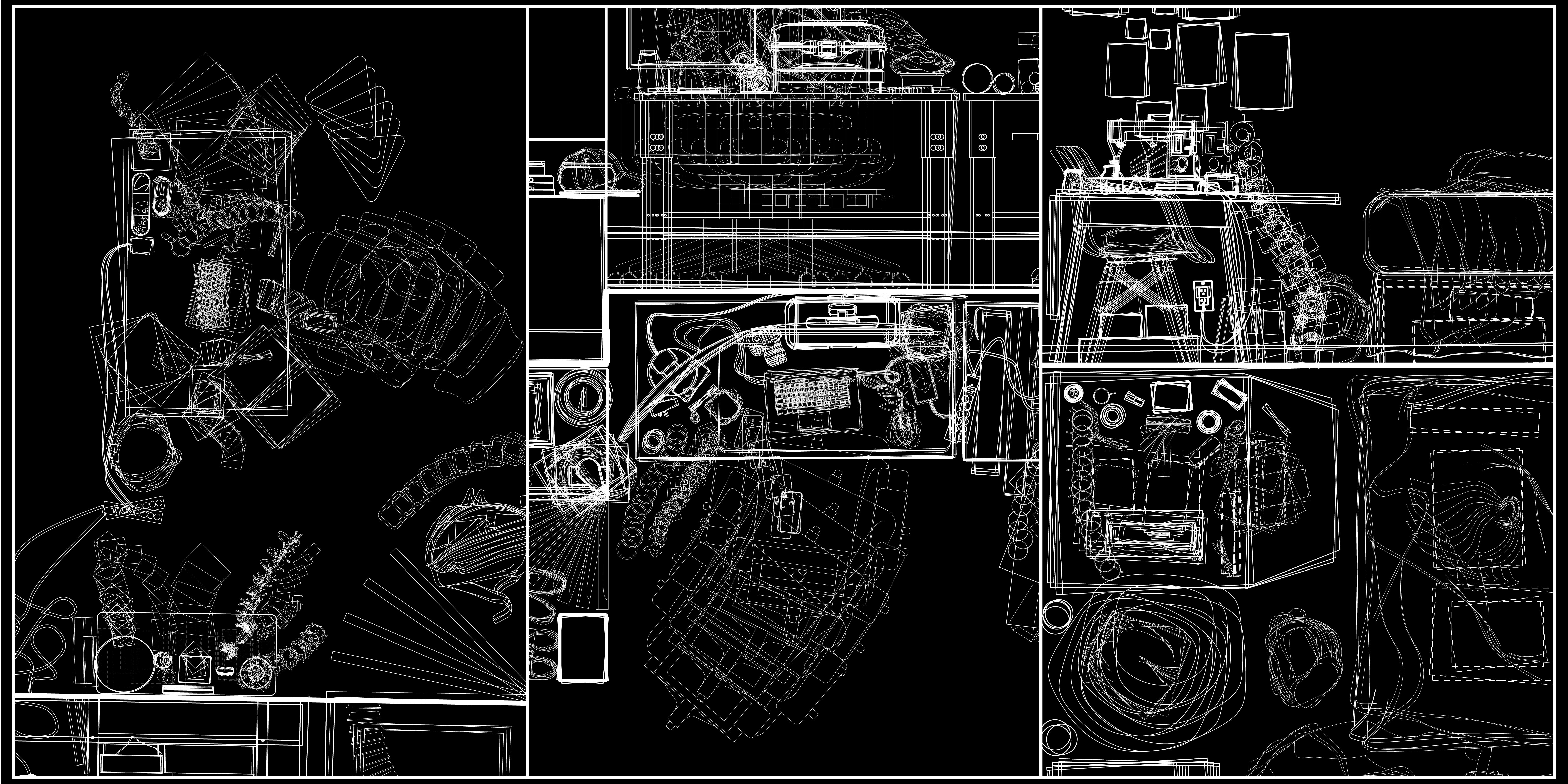 /A%20series%20of%20three%20frames%20that%20show%20zoomed%20in%20portions%20of%20desks.%20The%20drawing%20has%20a%20black%20background%20with%20white%20line-work.