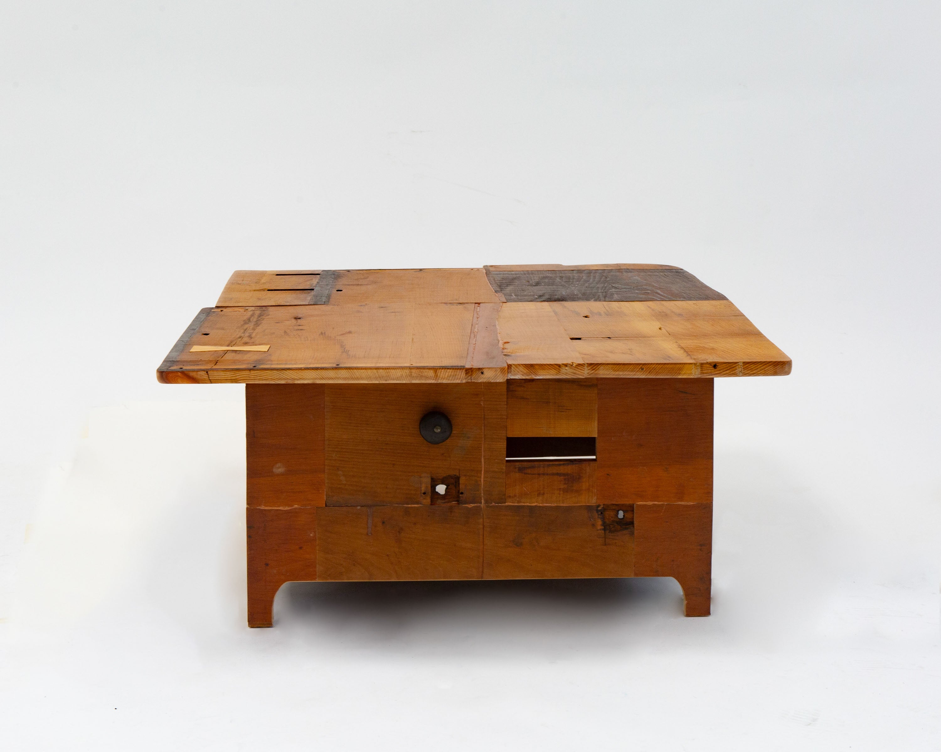 /A%20coffee%20table%20made%20from%20the%20deconstructed%20materials%20of%20a%20found%20pine%20dresser%20