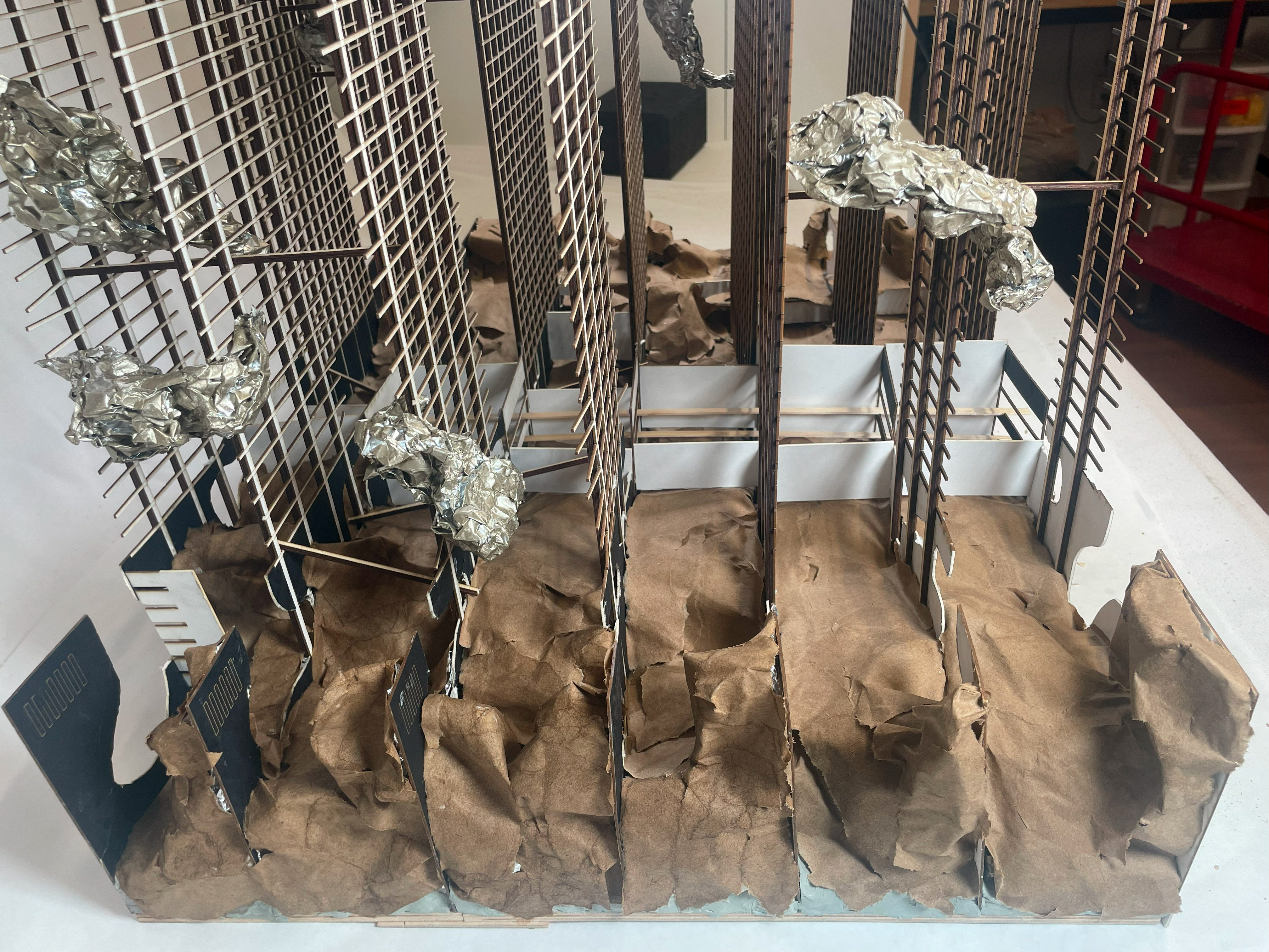 Bilateral Vertical Urbanization physical model (3 of 3)