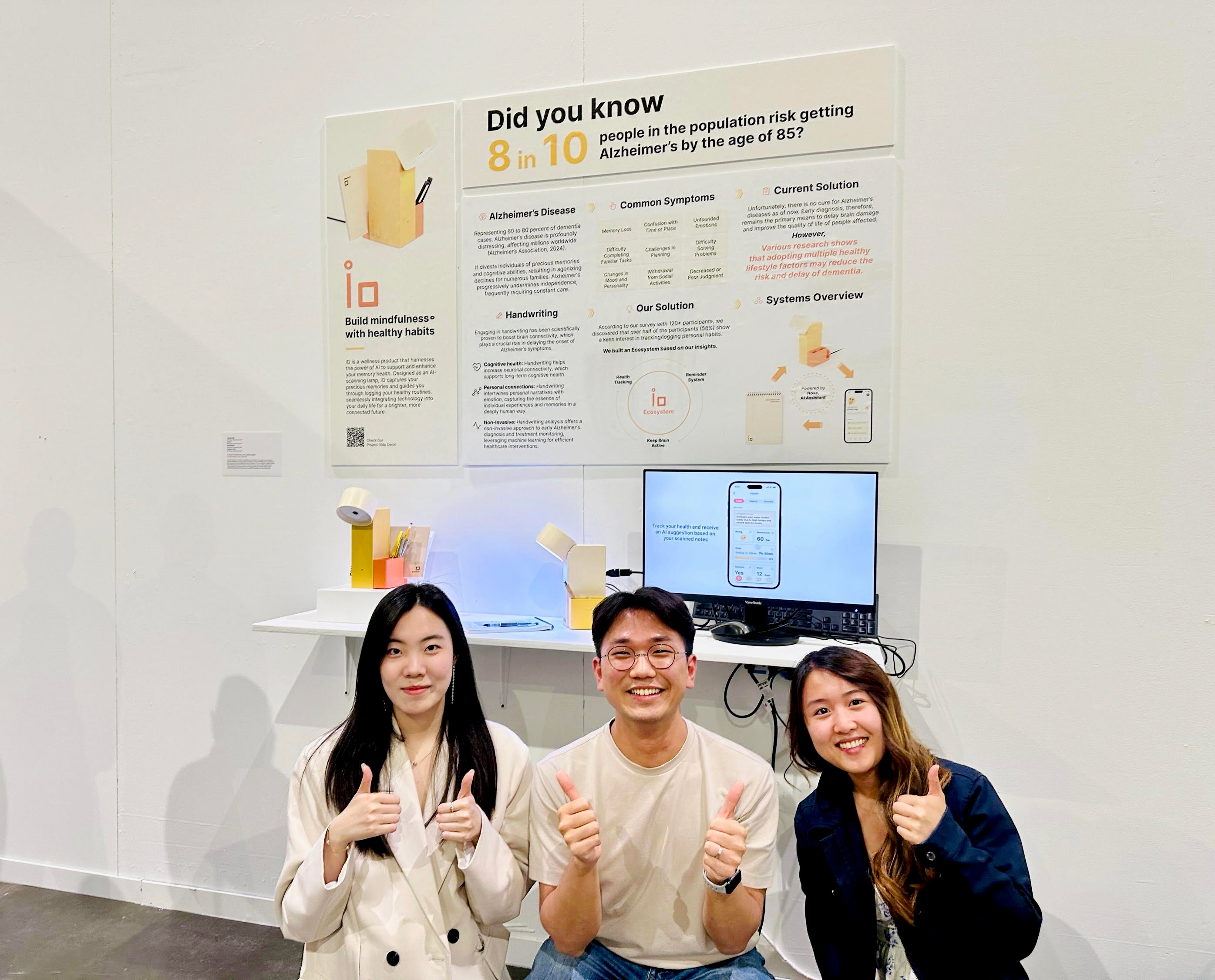 iO, Team Photo with Project Set up