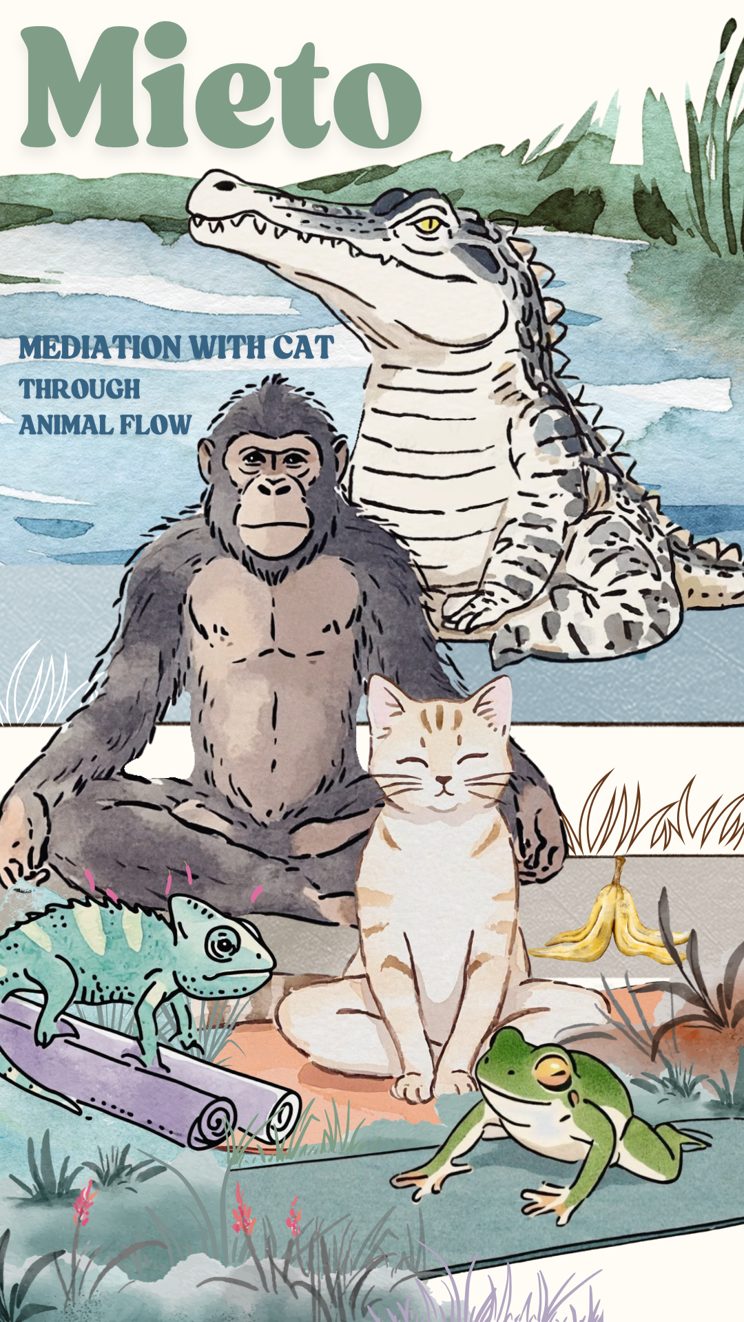 Mieto is a cat-guided art therapy practice turning animal gestures into playful interaction. 