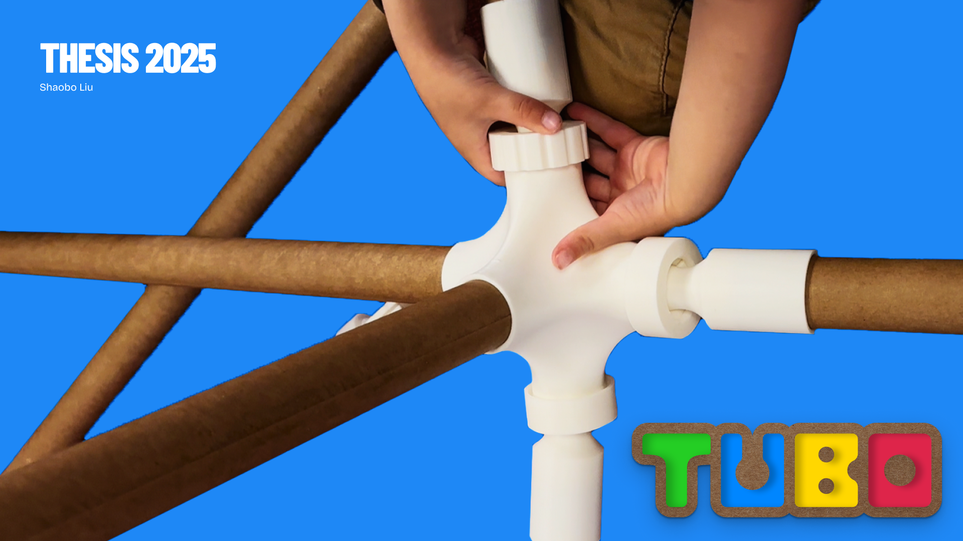 TUBO -- a system apply paper tube and connectors as anchor to invites preteen to build, modify, and invent new structures.