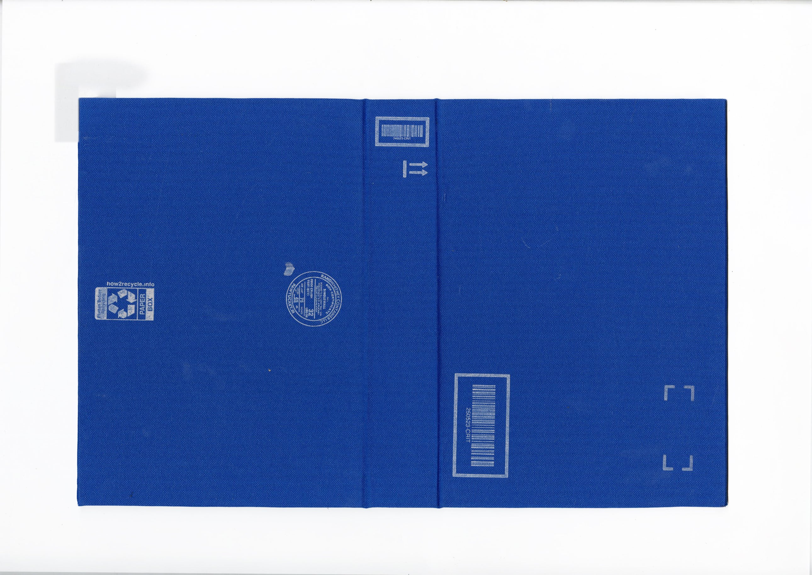 blue book cover