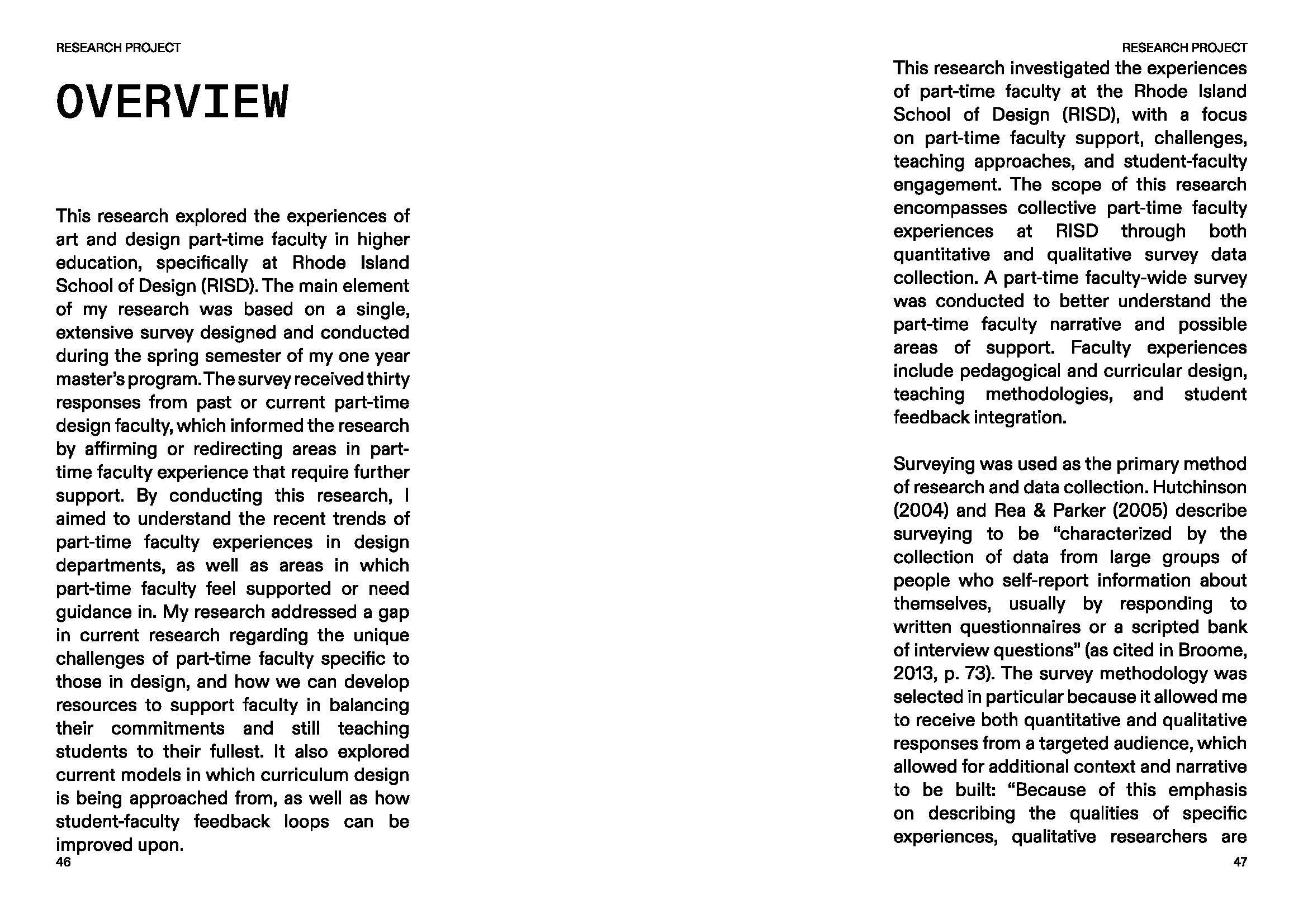 Research Project Description
