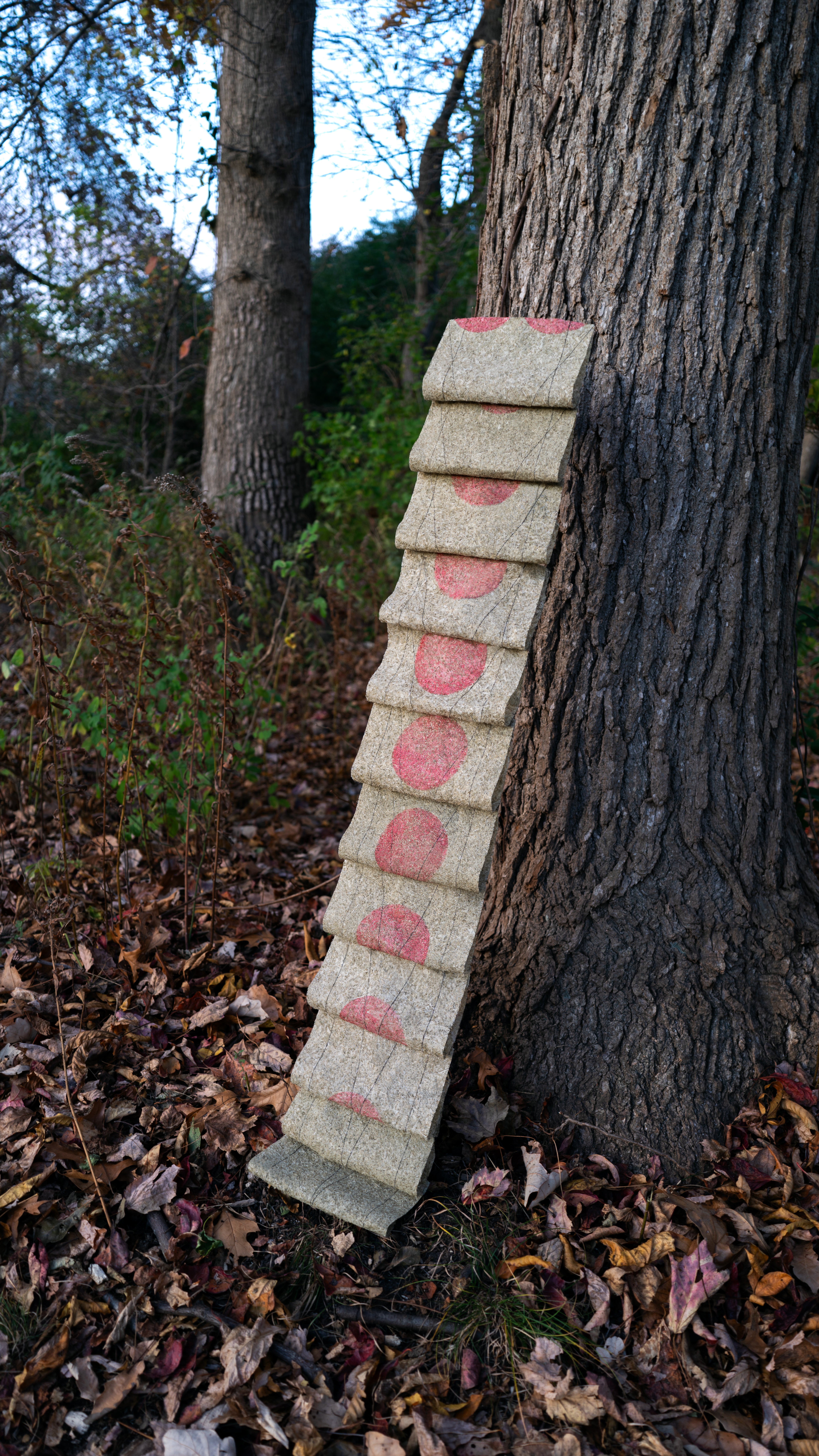 A sculpture inspired by the movement of the sun at College Hill, Providence.