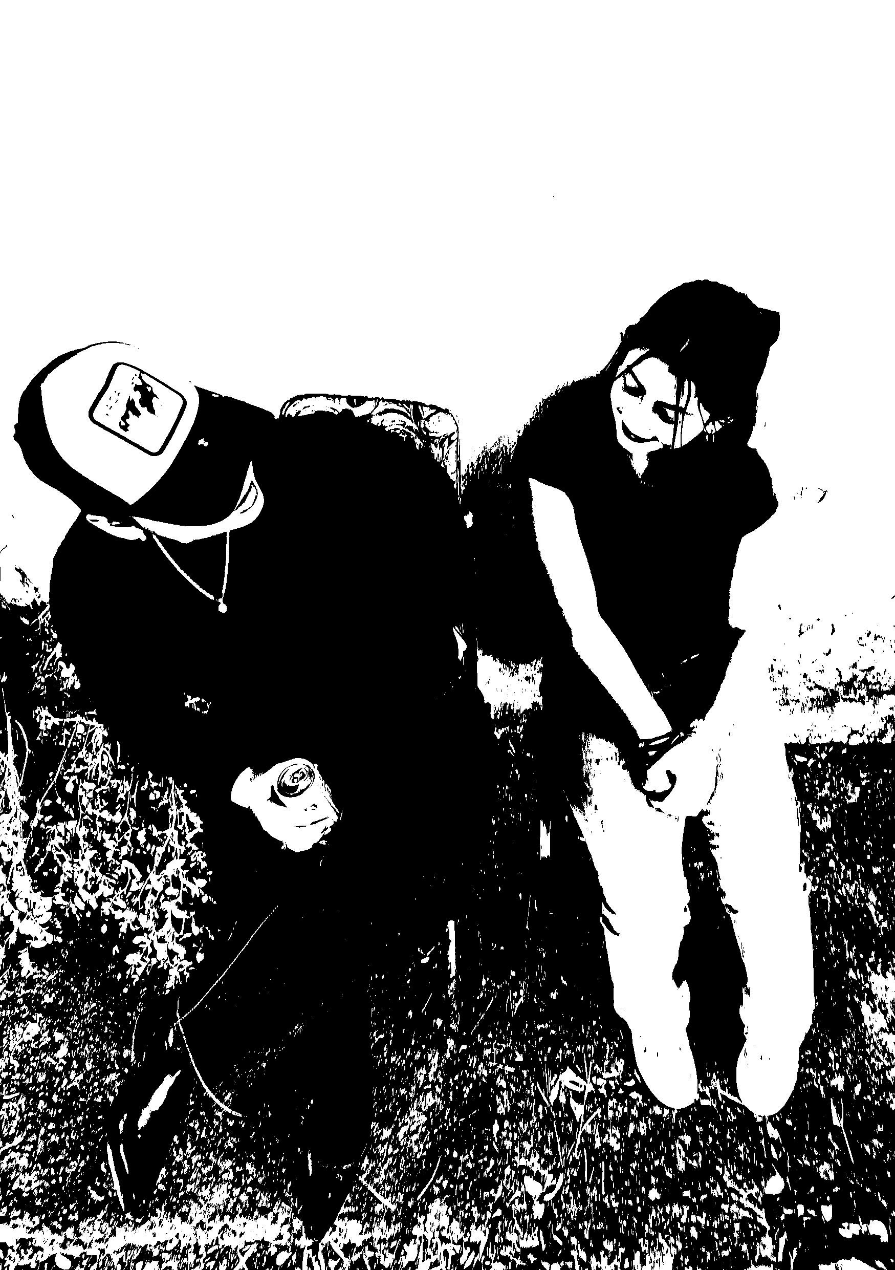 Author and their sister in their great grandmothers ranch in La Jolla, Michoacán, México.