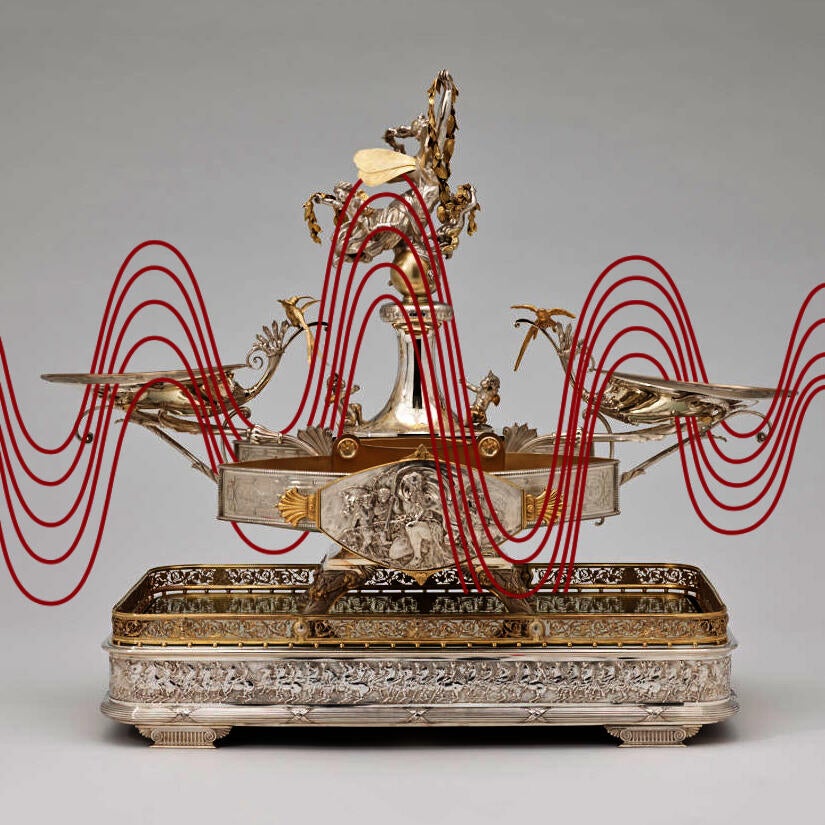 Epergne, by Gorham Silver Manufacturing