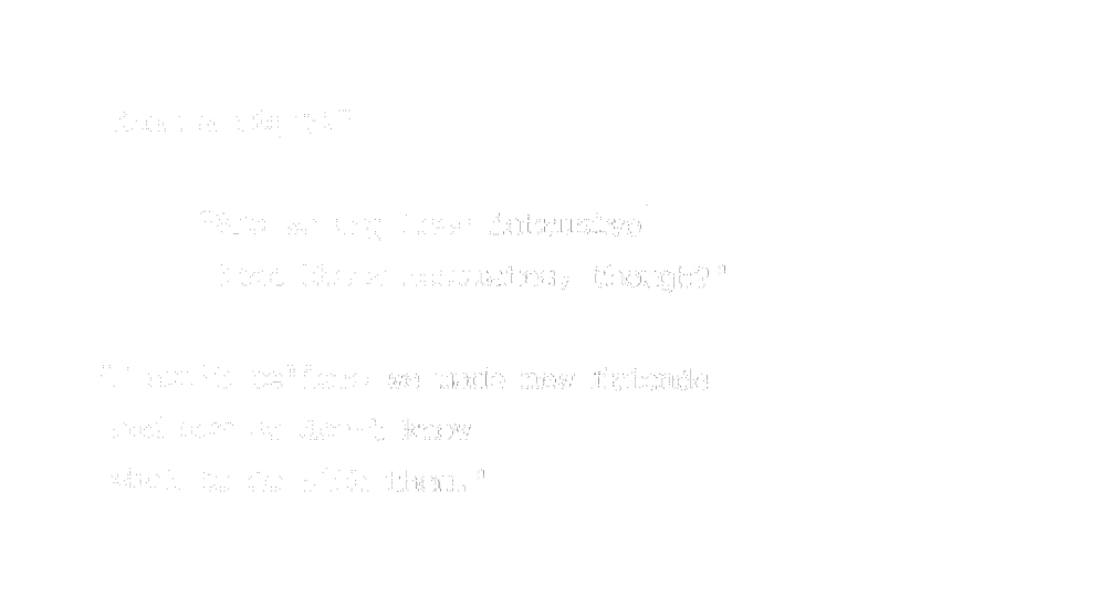 “What a night!” “Are we any less intrusive than their roommates, though?" “I can’t believe we made new friends and now we don’t know what to do with them.”