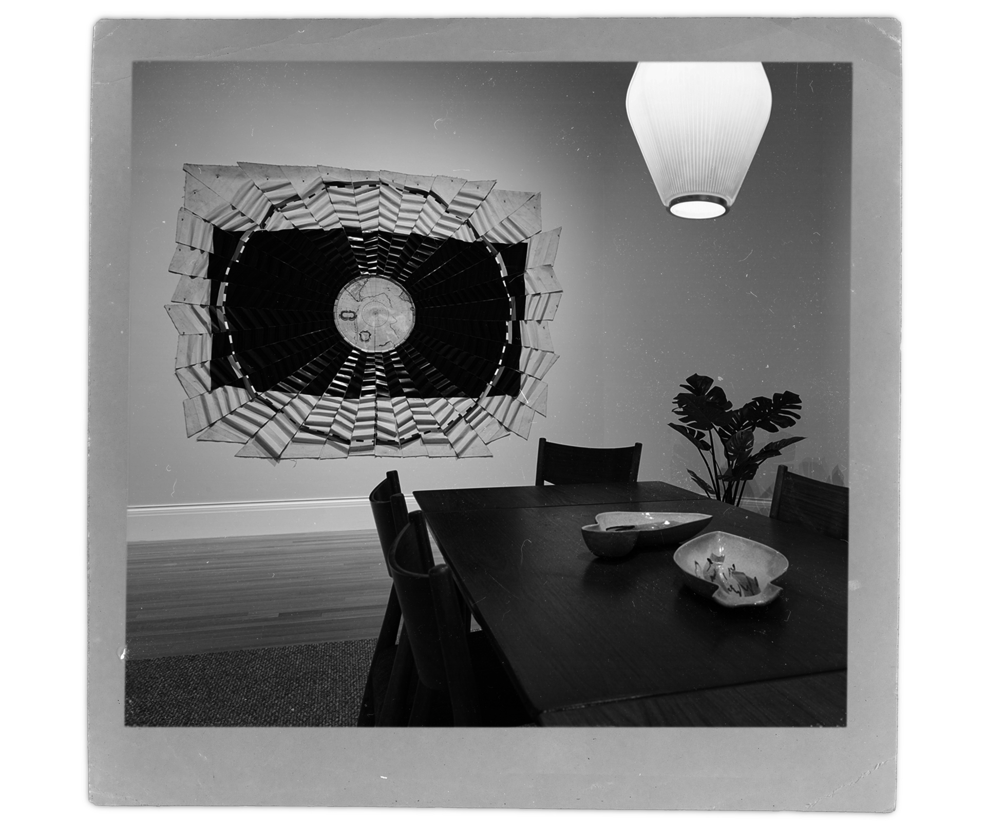 Cono Sur by Miguel Angel Ríos, in a mid century modern interior